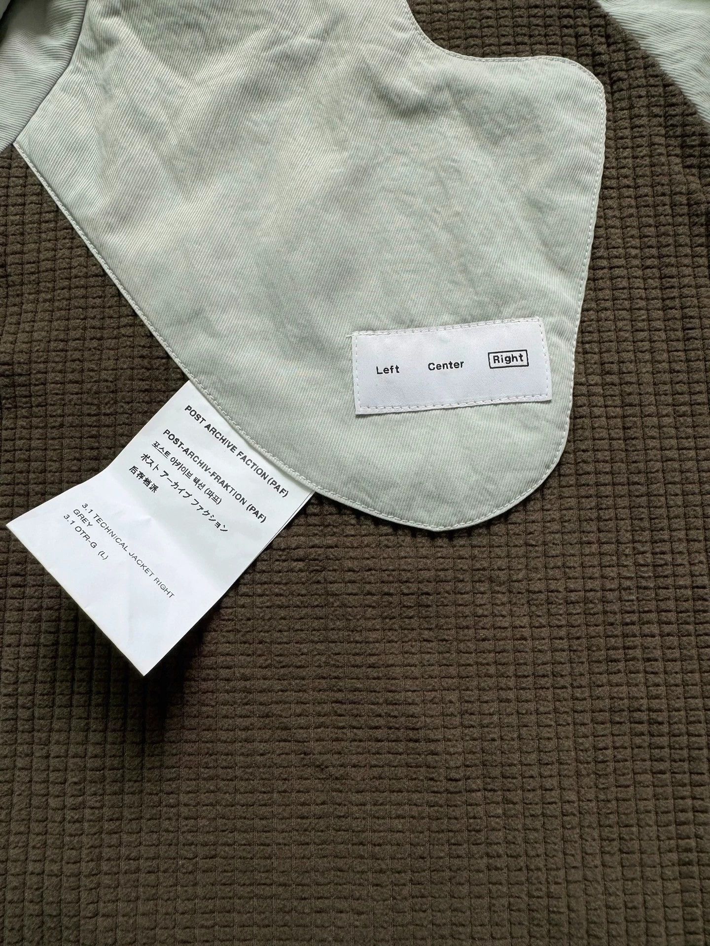 POST ARCHIVE FACTION (PAF) Vintage Item Size US L / EU 52-54 / 3 - 6 Thumbnail