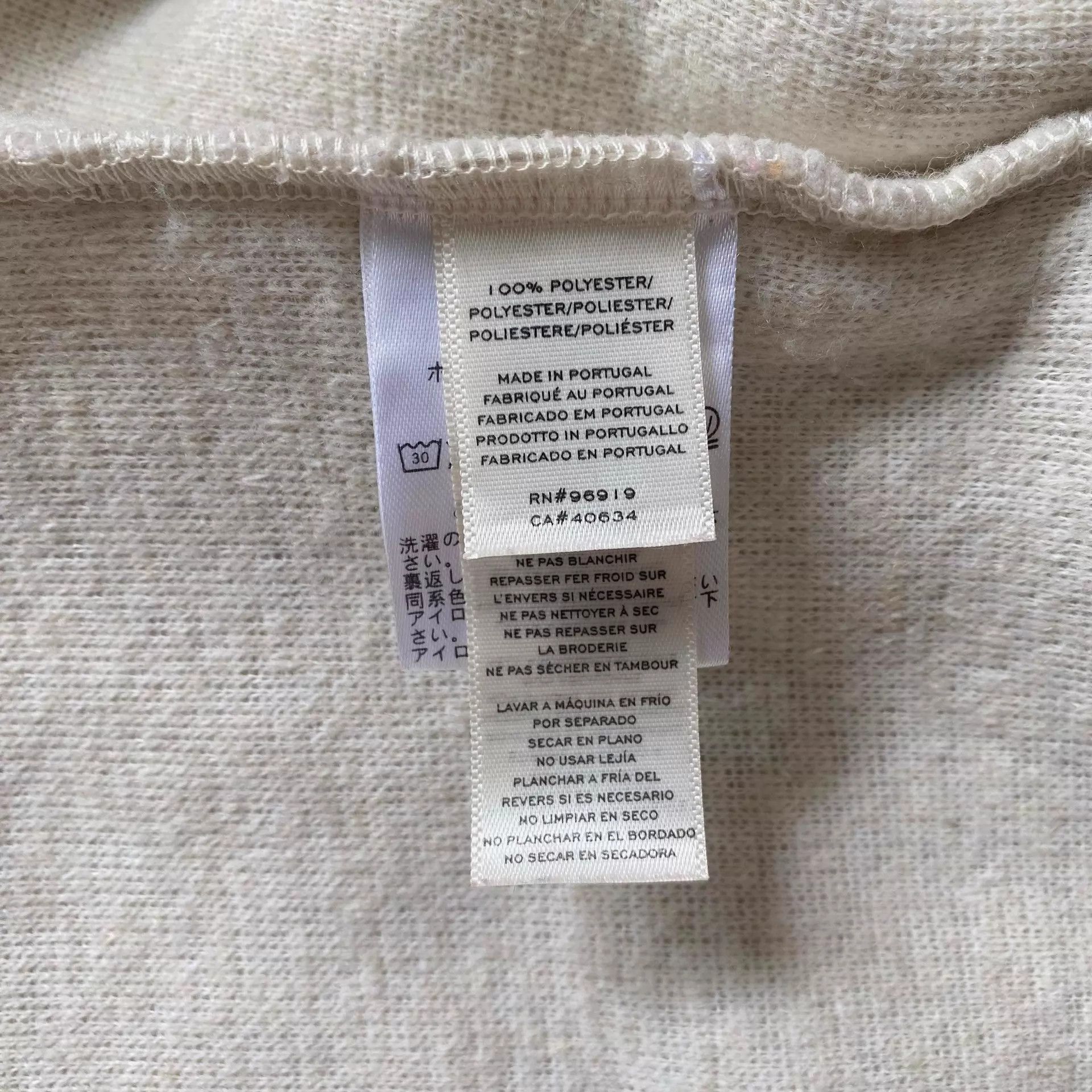 Marc Jacobs Star Embroidered Fleece Jacket in Beige Size US L / EU 52-54 / 3 - 6 Thumbnail