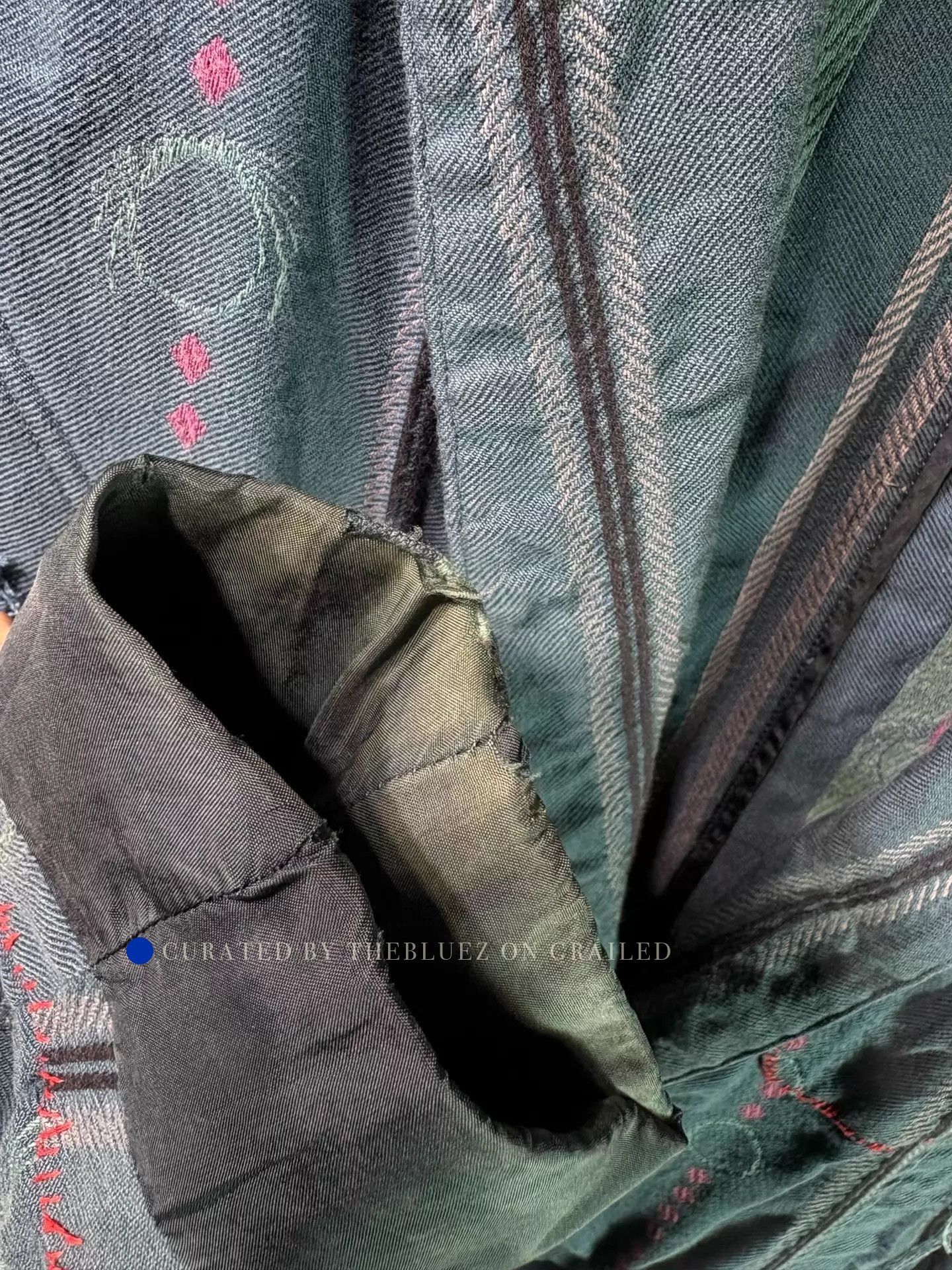 Undercover Frayed Blue Embroidered Jacket Size US M / EU 48-50 / 2 - 3 Thumbnail