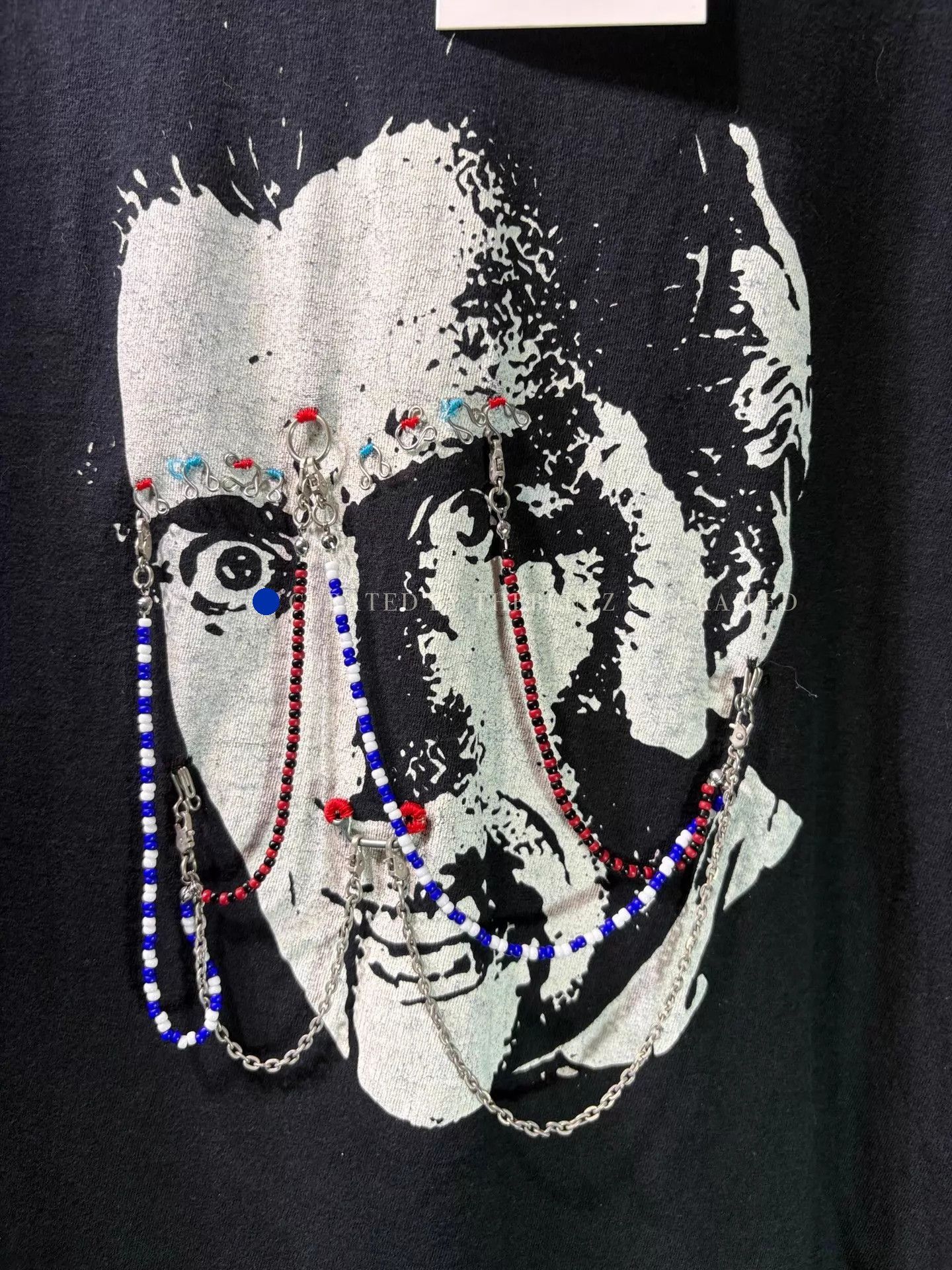 Undercover Beaded Portrait Print Short Sleeve Tee Size US M / EU 48-50 / 2 - 3 Thumbnail