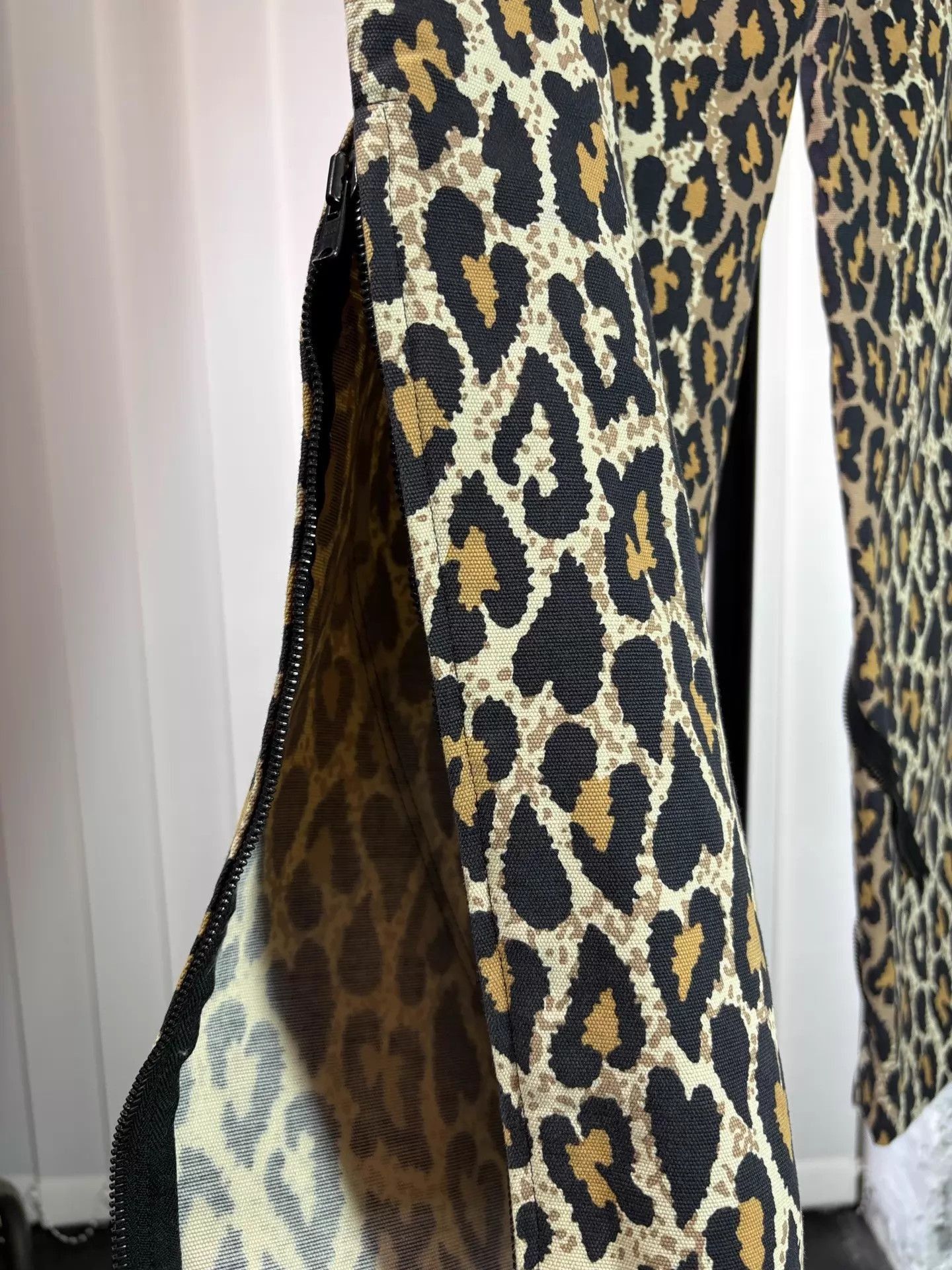 Number (N)ine Heart Leopard Print Cargo Pants Size US 32 / EU 48 - 5 Thumbnail