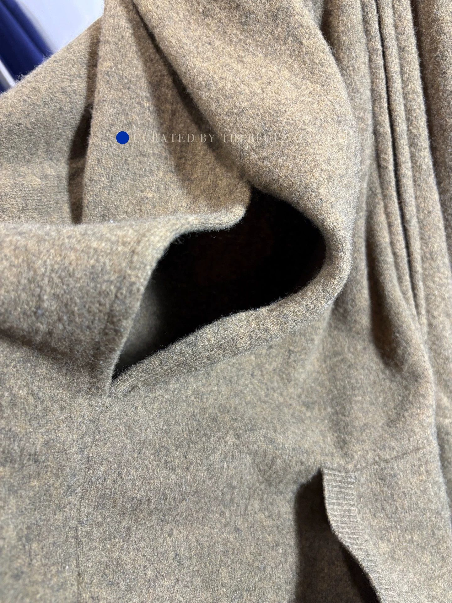 Number (N)ine Beige Hooded Wool Sweater Size US L / EU 52-54 / 3 - 4 Thumbnail