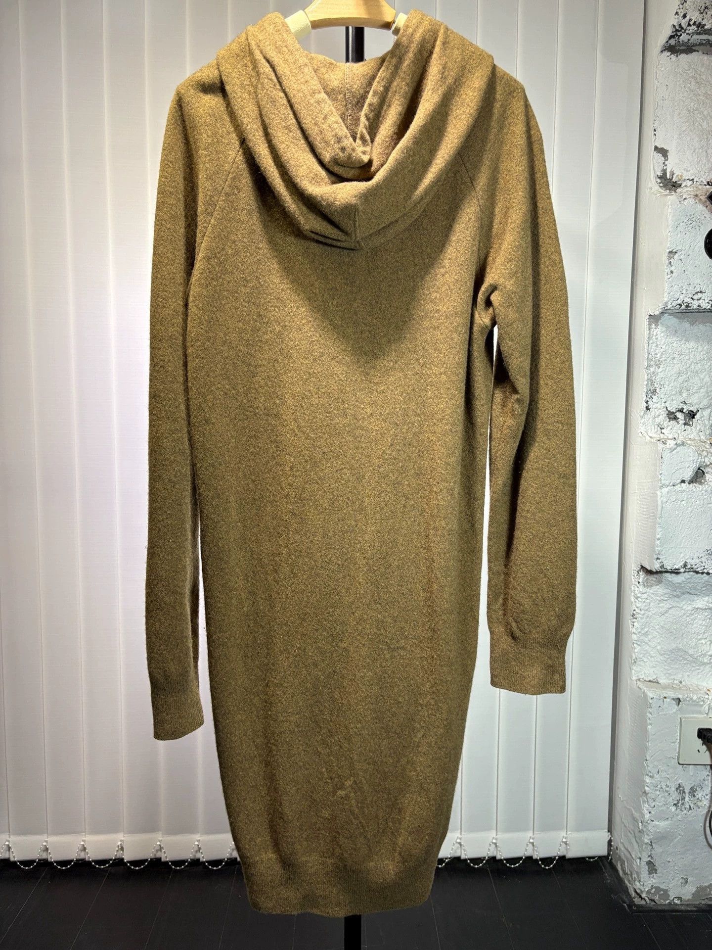 Number (N)ine Beige Hooded Wool Sweater Size US L / EU 52-54 / 3 - 2 Thumbnail