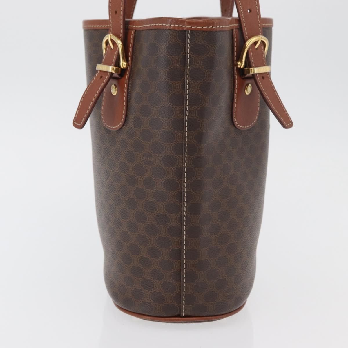 Celine Celine Vintage Macadam Tote bag Canvas and Leather Size ONE SIZE - 4 Thumbnail