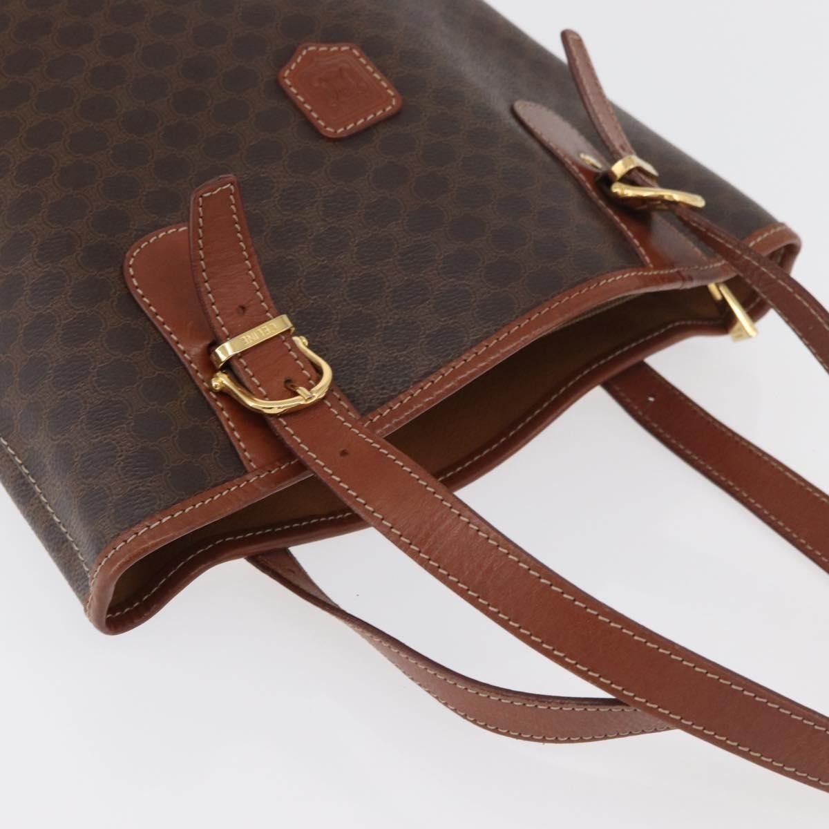 Celine Celine Vintage Macadam Tote bag Canvas and Leather Size ONE SIZE - 15 Thumbnail