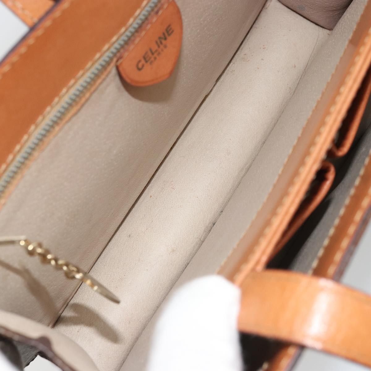 Celine Celine Vintage Macadam Handbag Canvas Size ONE SIZE - 5 Thumbnail