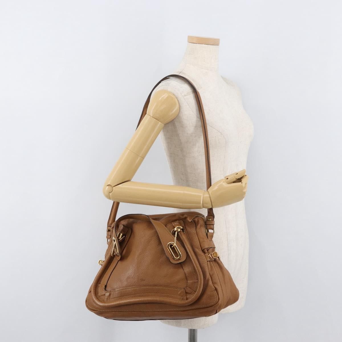 Chloe Chloe Paraty Handbag Quilted Leather Size ONE SIZE - 14 Thumbnail
