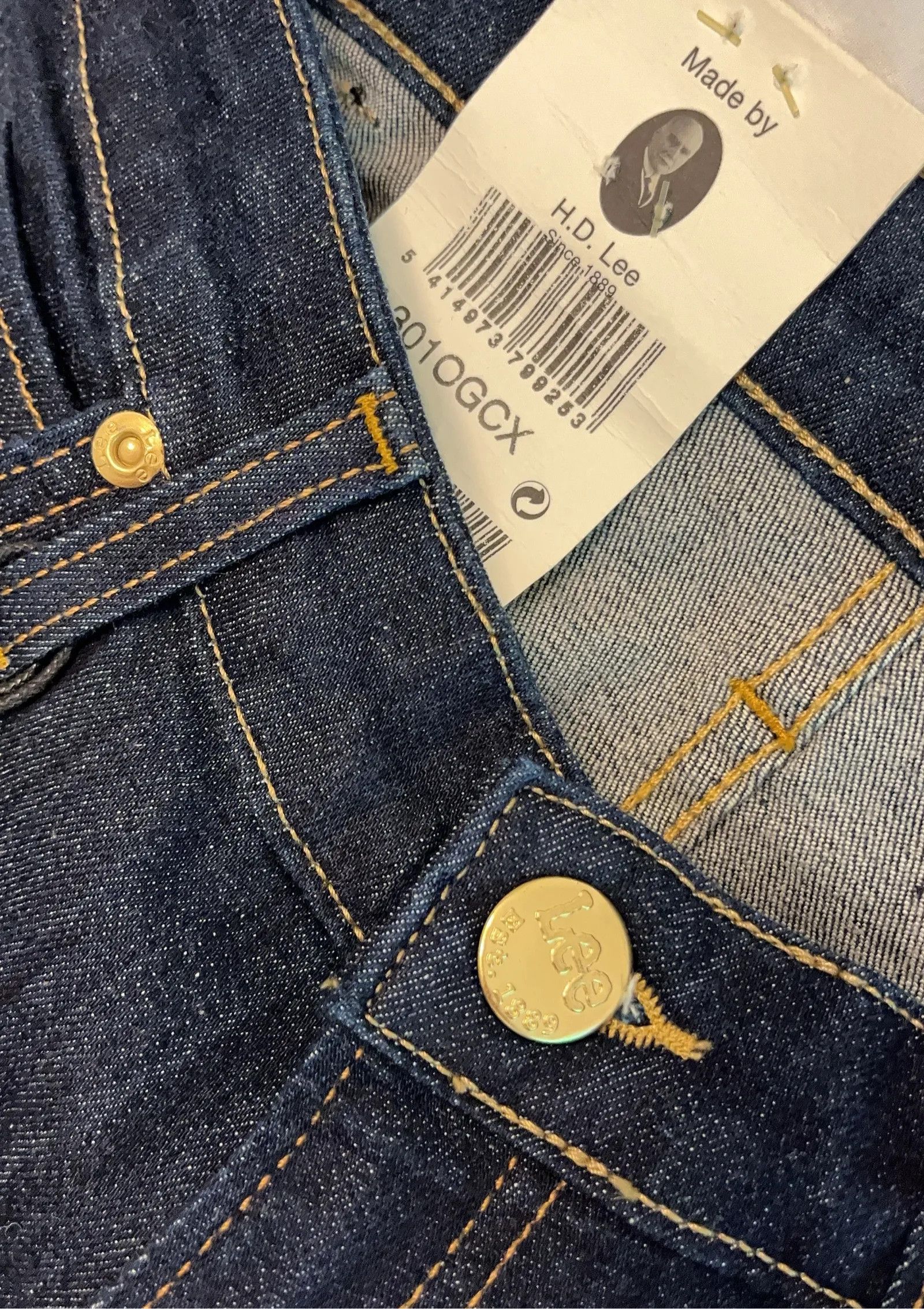 Lee Lee Marion Regular Straight Jeans Size 28" / US 6 / IT 42 - 7 Thumbnail