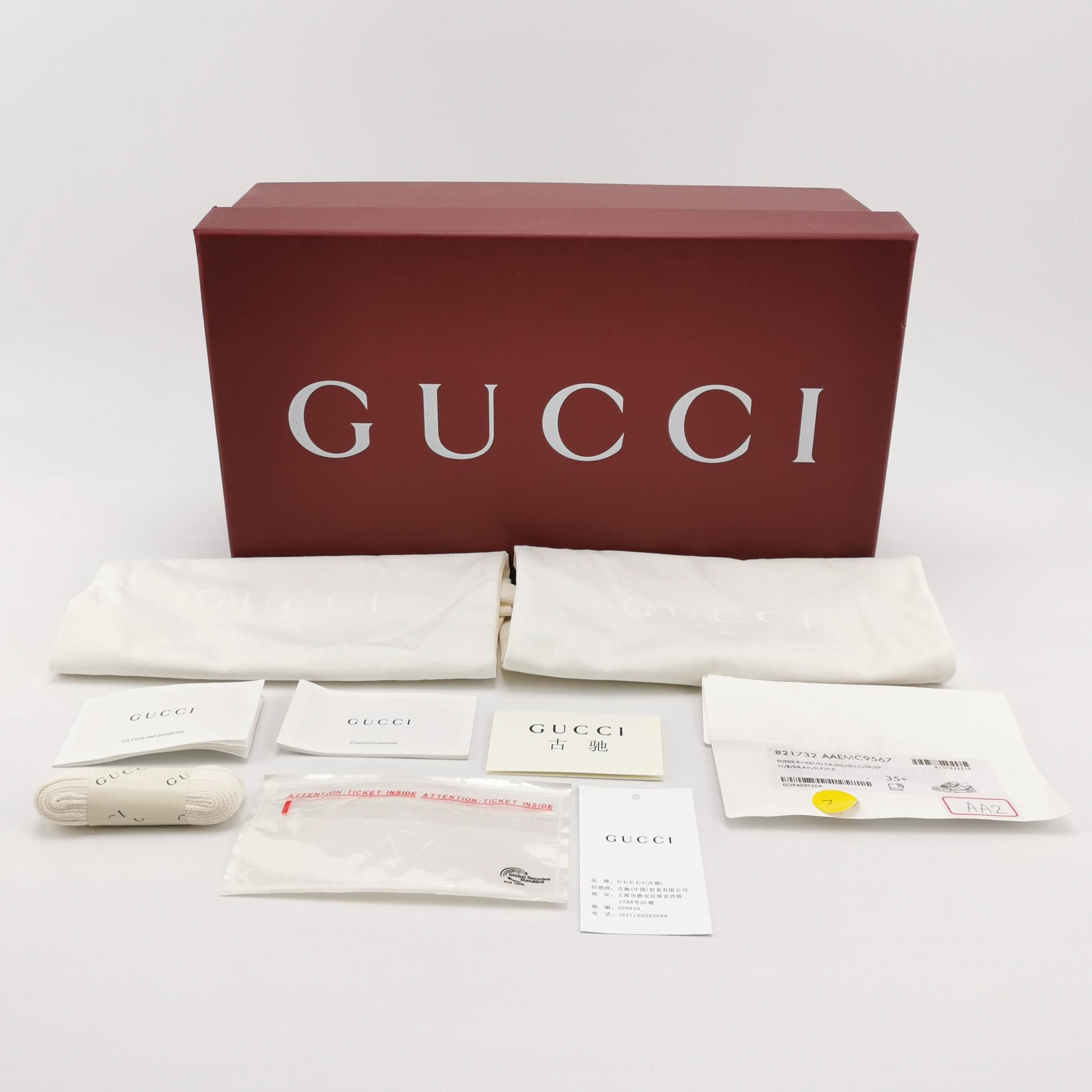 Gucci Gucci Women 5-5 Lowtop Sneakers Size US 5.5 / IT 35.5 - 6 Thumbnail
