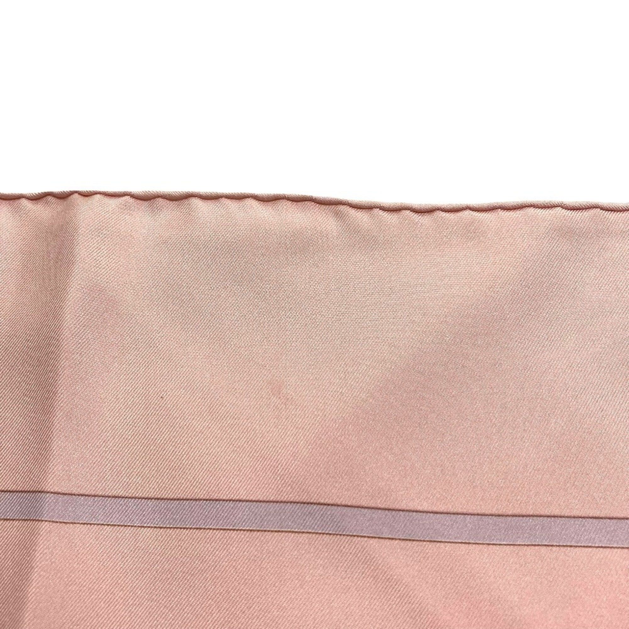 Hermes HERMES Carre 90 Boogie Woogie Silk Scarf/Muffler, Pink, Women's Size ONE SIZE - 4 Thumbnail