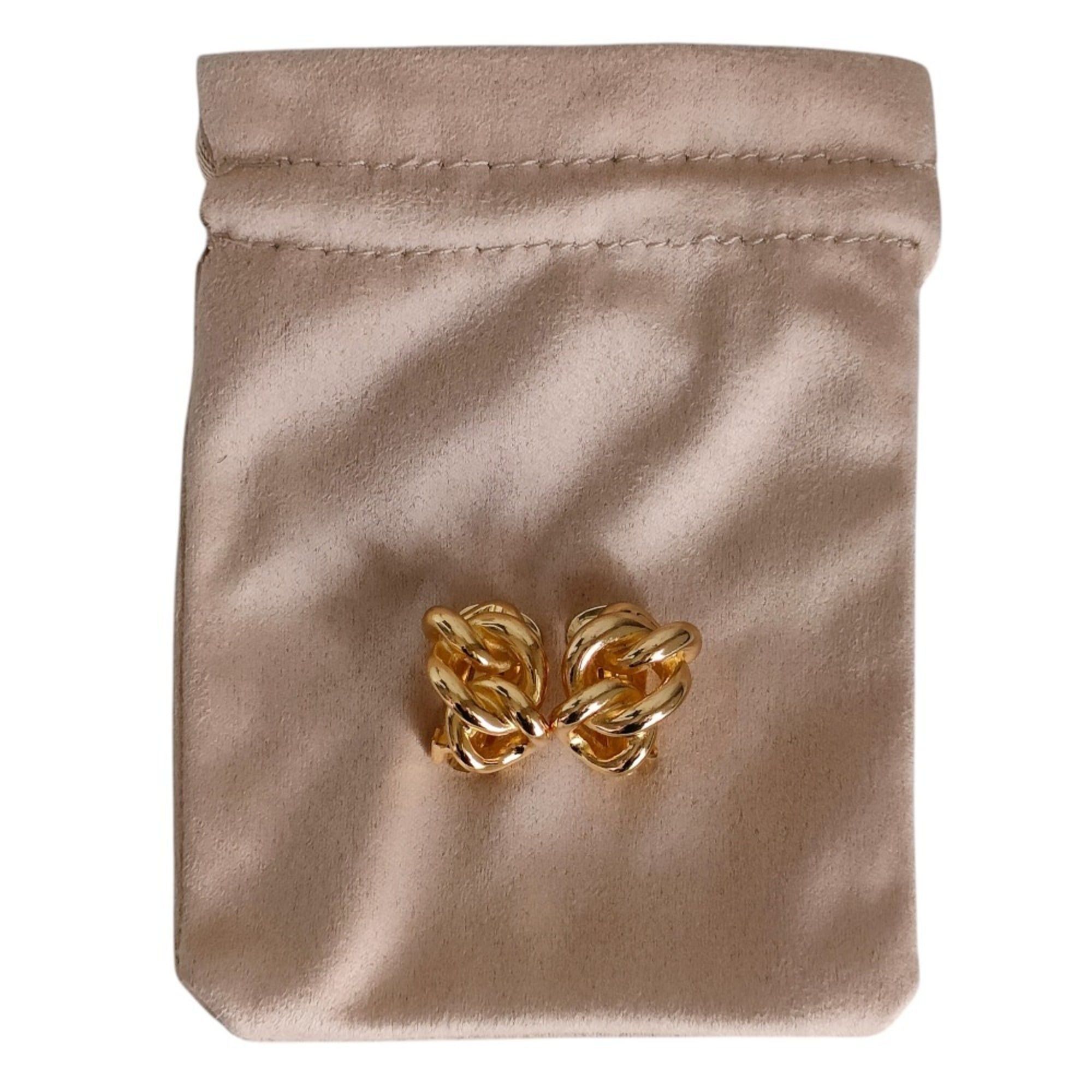 Dior Christian Dior chain motif clip earrings, gold color, women's accessory. Size ONE SIZE - 7 Thumbnail