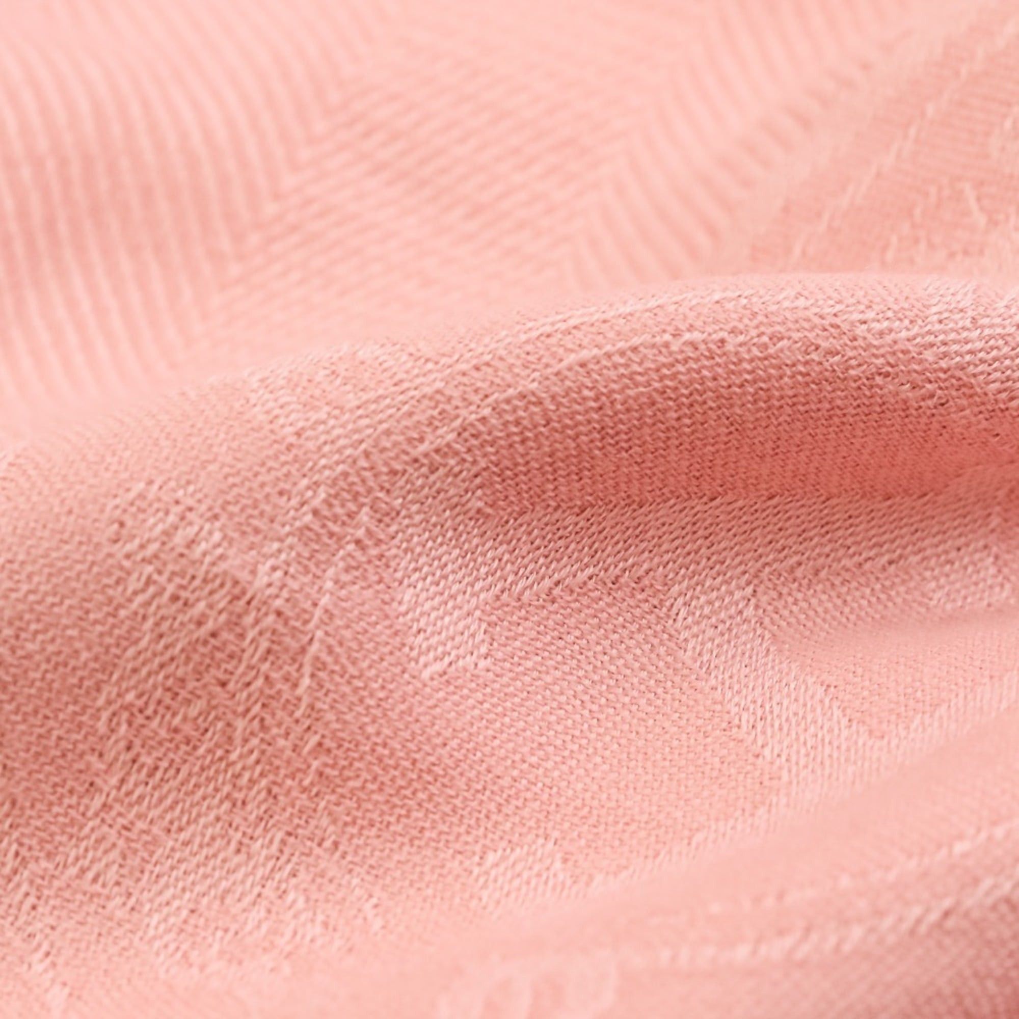 Hermes Hermes New Libris Rose Poudre Silk Blend Cashmere Large Stole Shawl 262494S Pink Women's Size ONE SIZE - 6 Thumbnail