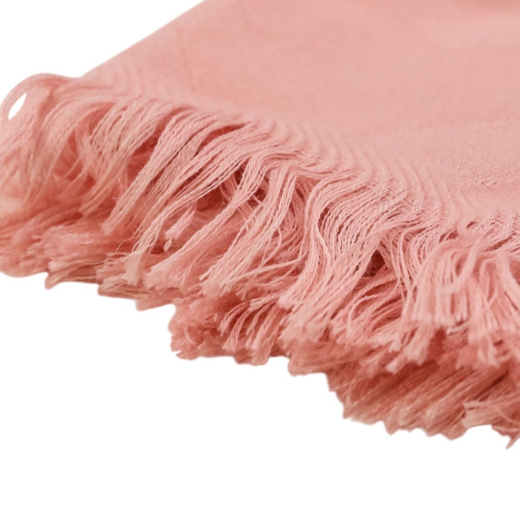 Hermes Hermes New Libris Rose Poudre Silk Blend Cashmere Large Stole Shawl 262494S Pink Women's Size ONE SIZE - 4 Thumbnail