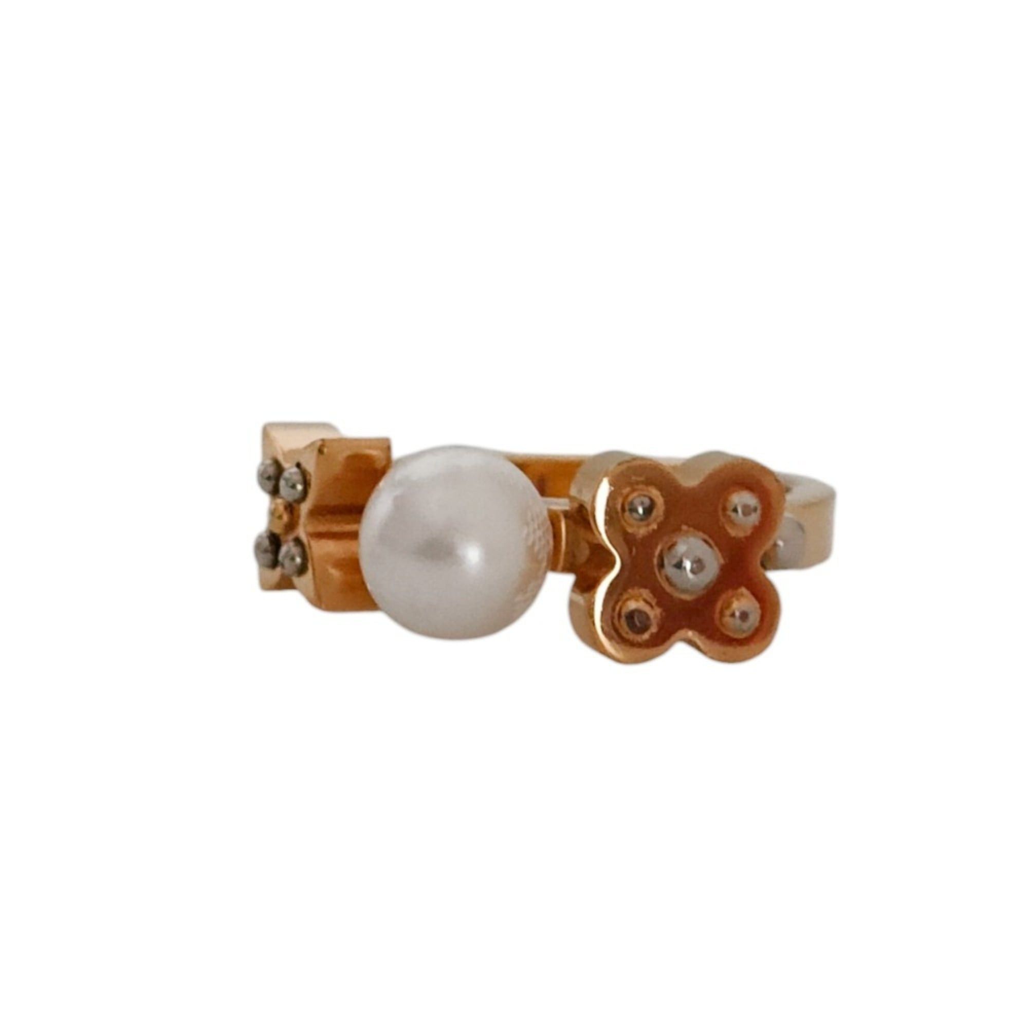 Louis Vuitton LOUIS VUITTON Charmy Pearl Ring, Gold Color, Women's M75482 M 1 Size ONE SIZE - 2 Thumbnail