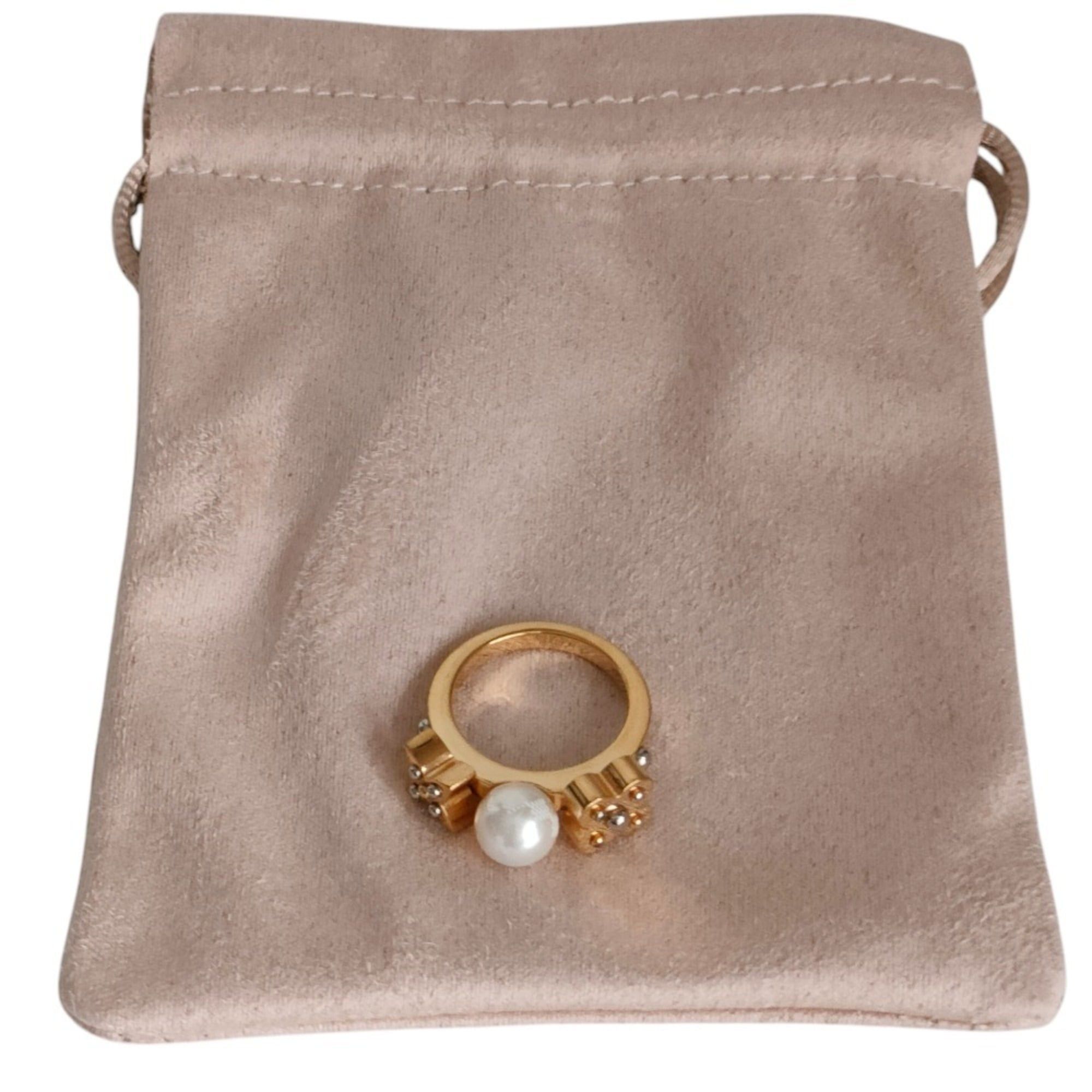 Louis Vuitton LOUIS VUITTON Charmy Pearl Ring, Gold Color, Women's M75482 M 1 Size ONE SIZE - 9 Thumbnail
