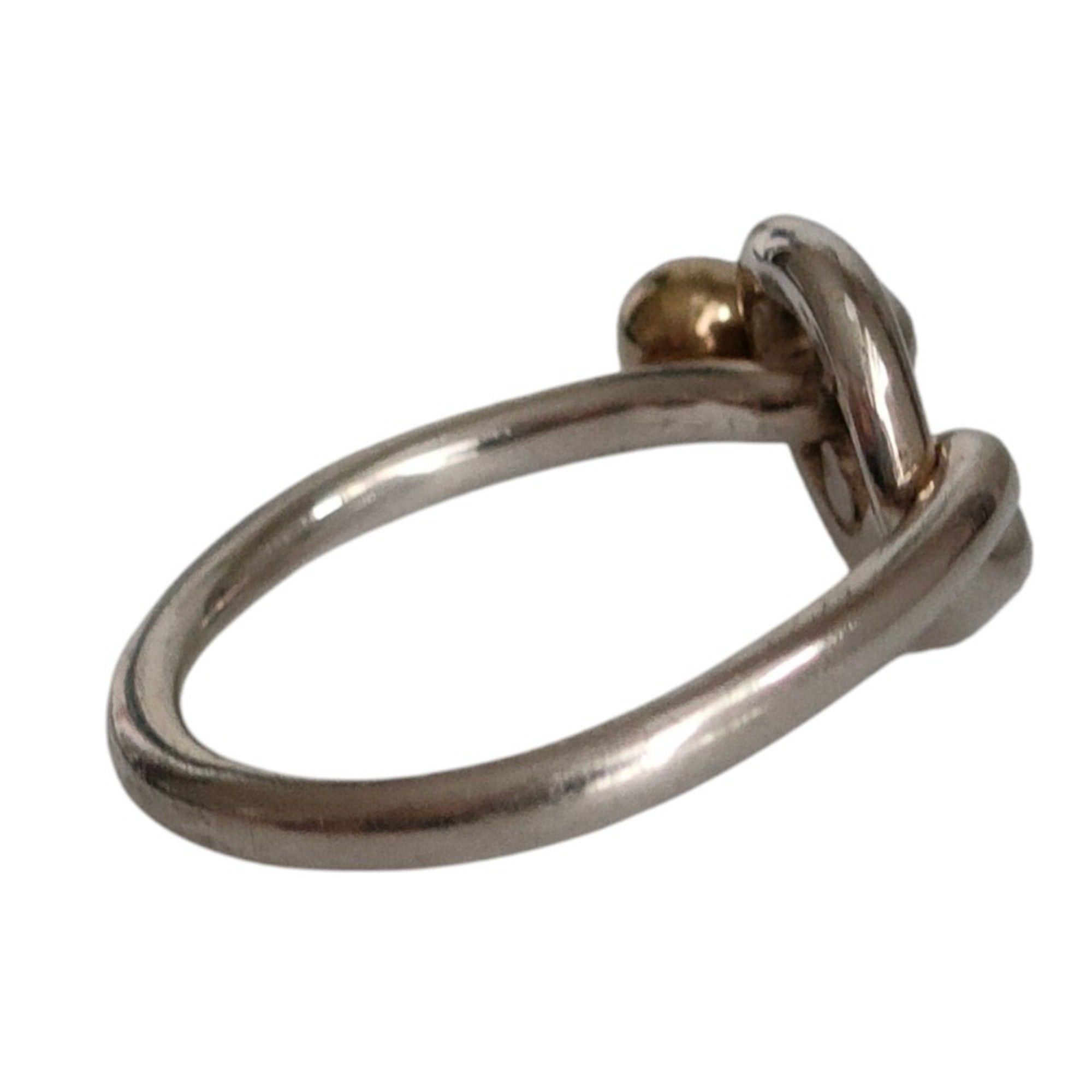Tiffany & Co. TIFFANY&Co. Tiffany & Co. 750 925 Love Knot Ring, Silver Gold, Women's Jewelry Size ONE SIZE - 5 Thumbnail