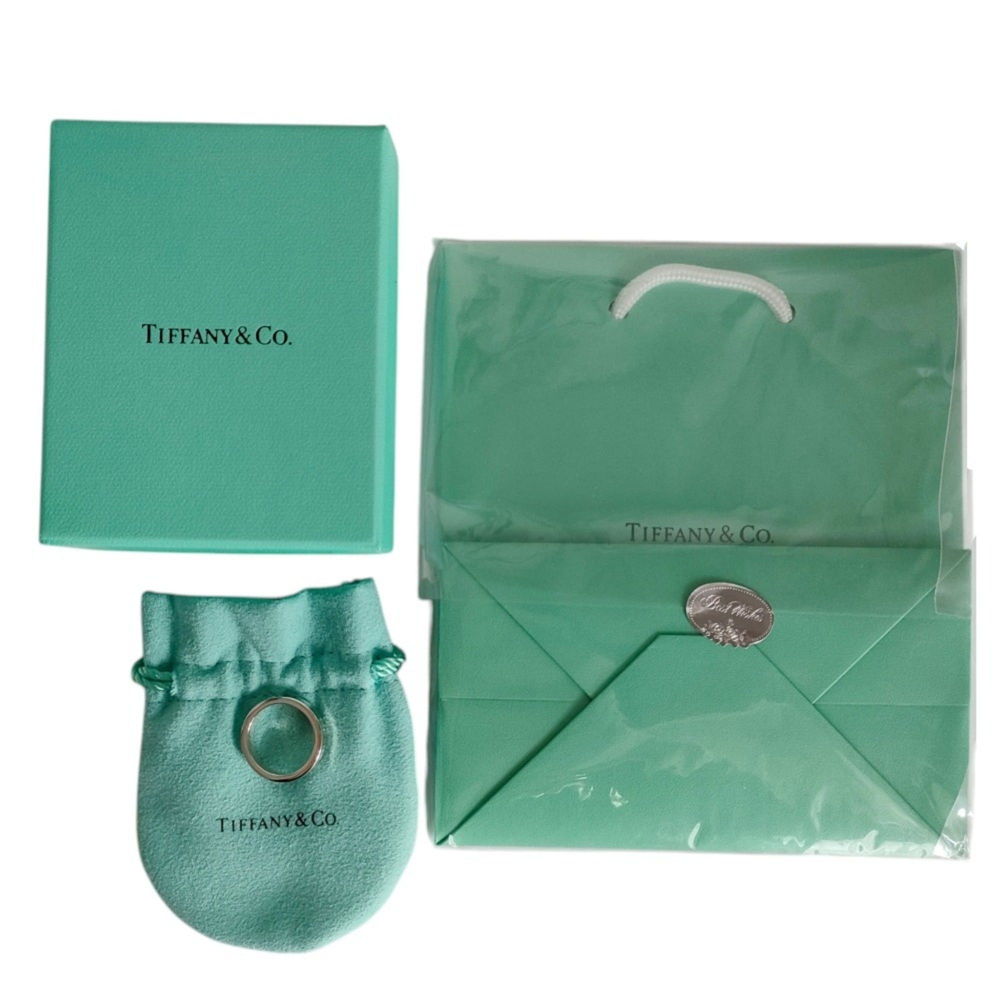 Tiffany & Co. TIFFANY&Co. Tiffany 1837 925 Narrow Ring, Silver, Women's with Box. Size ONE SIZE - 6 Thumbnail