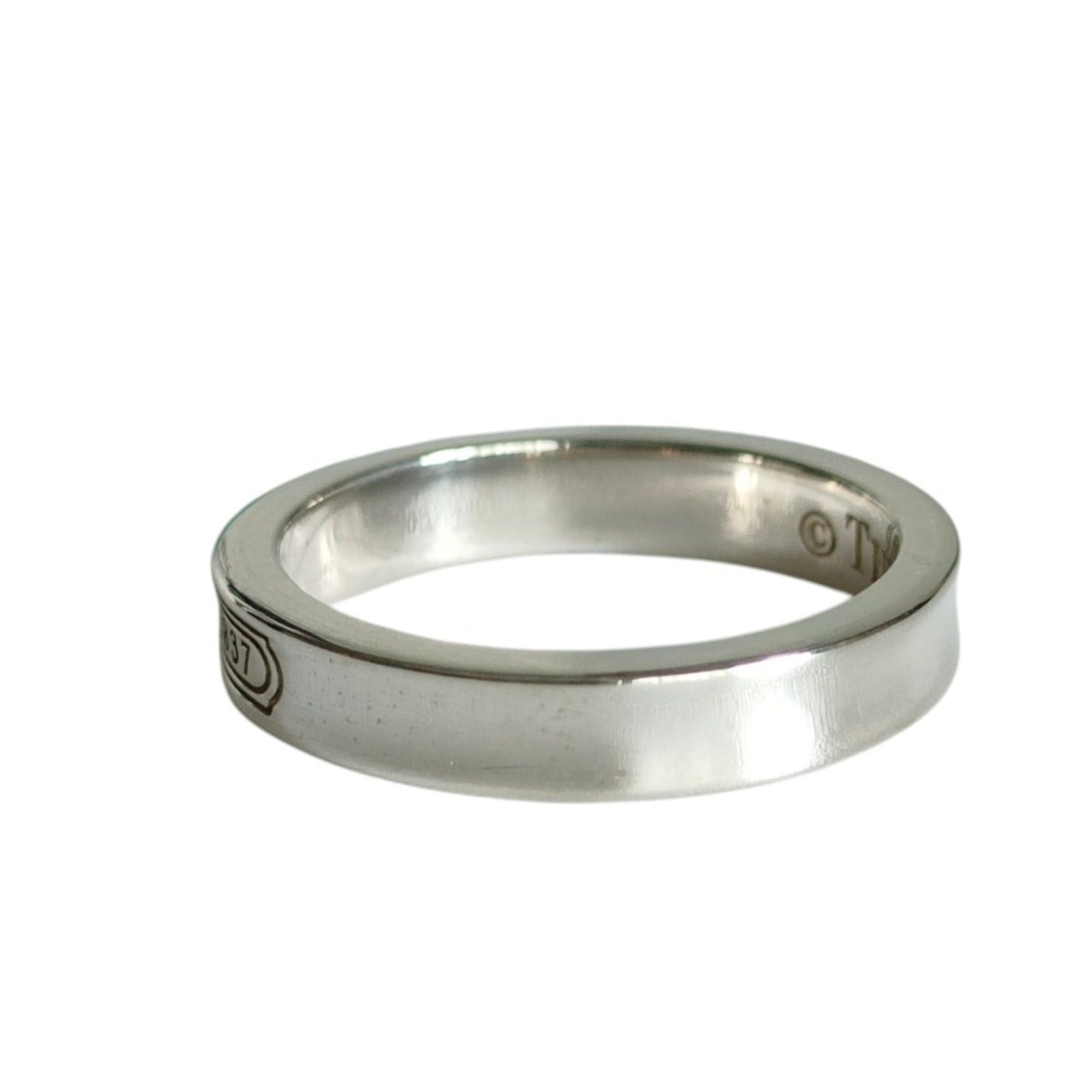Tiffany & Co. TIFFANY&Co. Tiffany 1837 925 Narrow Ring, Silver, Women's with Box. Size ONE SIZE - 2 Thumbnail