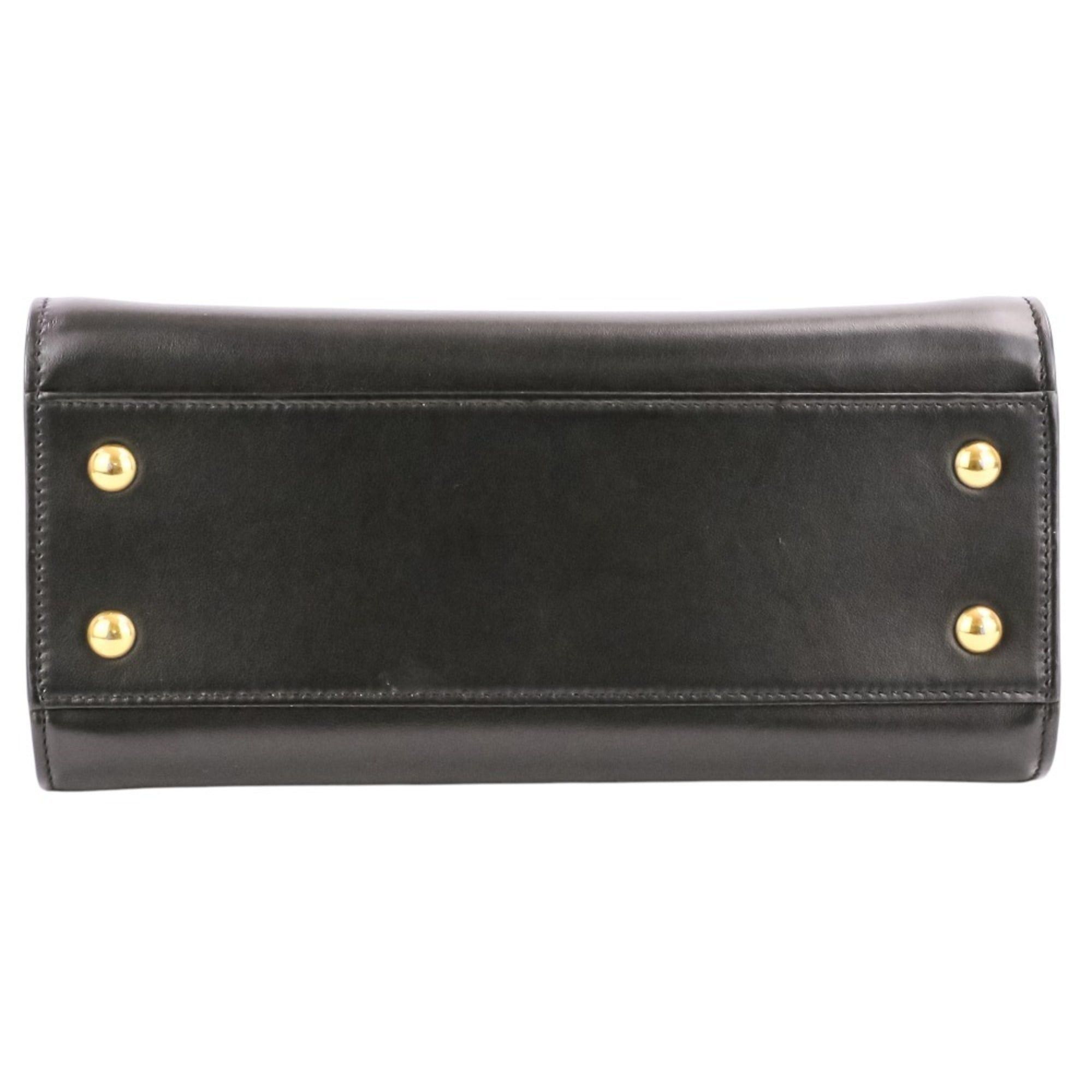 Yves Saint Laurent Yves Saint Laurent SAINT LAURENT PARIS Saint Laurent Paris Leather Baby Cabas 2-Way Shoulder Bag Handbag Black Women's Size ONE SIZE - 7 Thumbnail