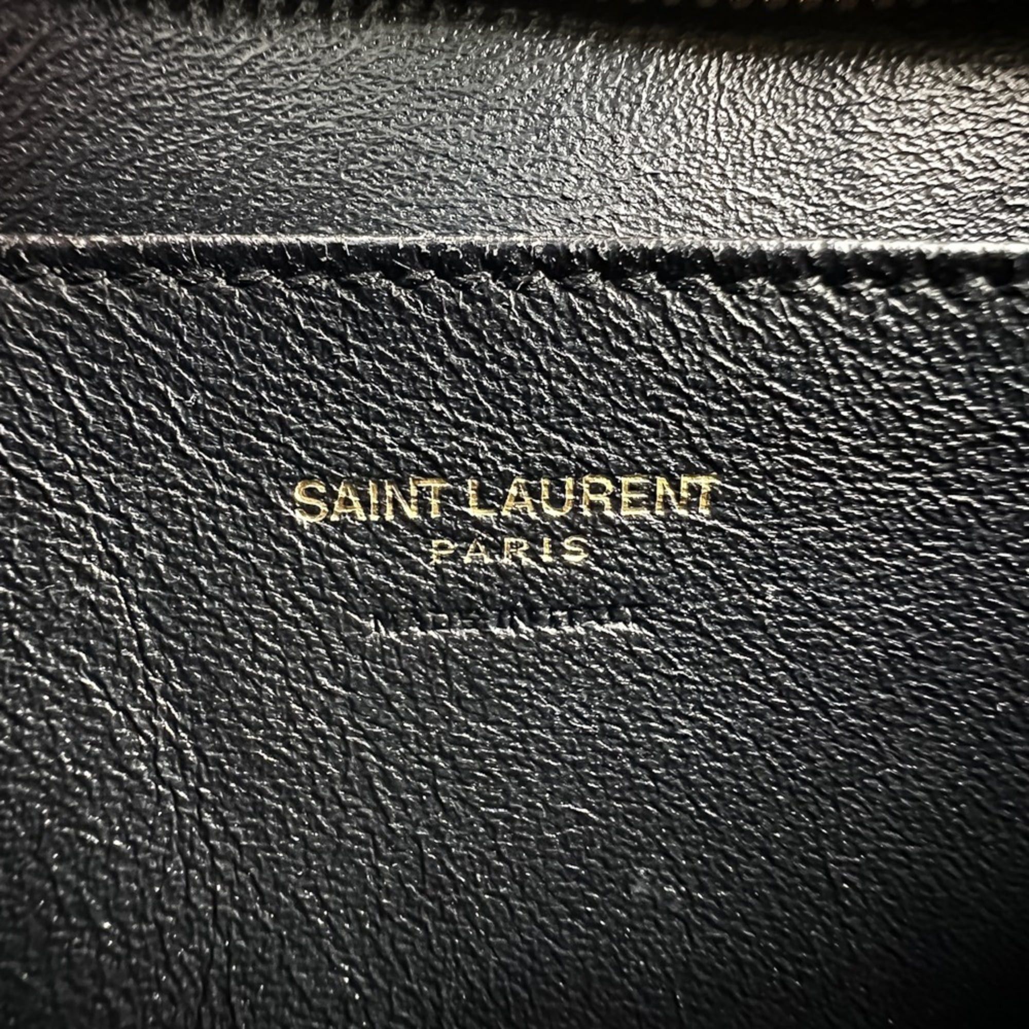 Yves Saint Laurent Yves Saint Laurent SAINT LAURENT PARIS Saint Laurent Paris Leather Baby Cabas 2-Way Shoulder Bag Handbag Black Women's Size ONE SIZE - 12 Thumbnail