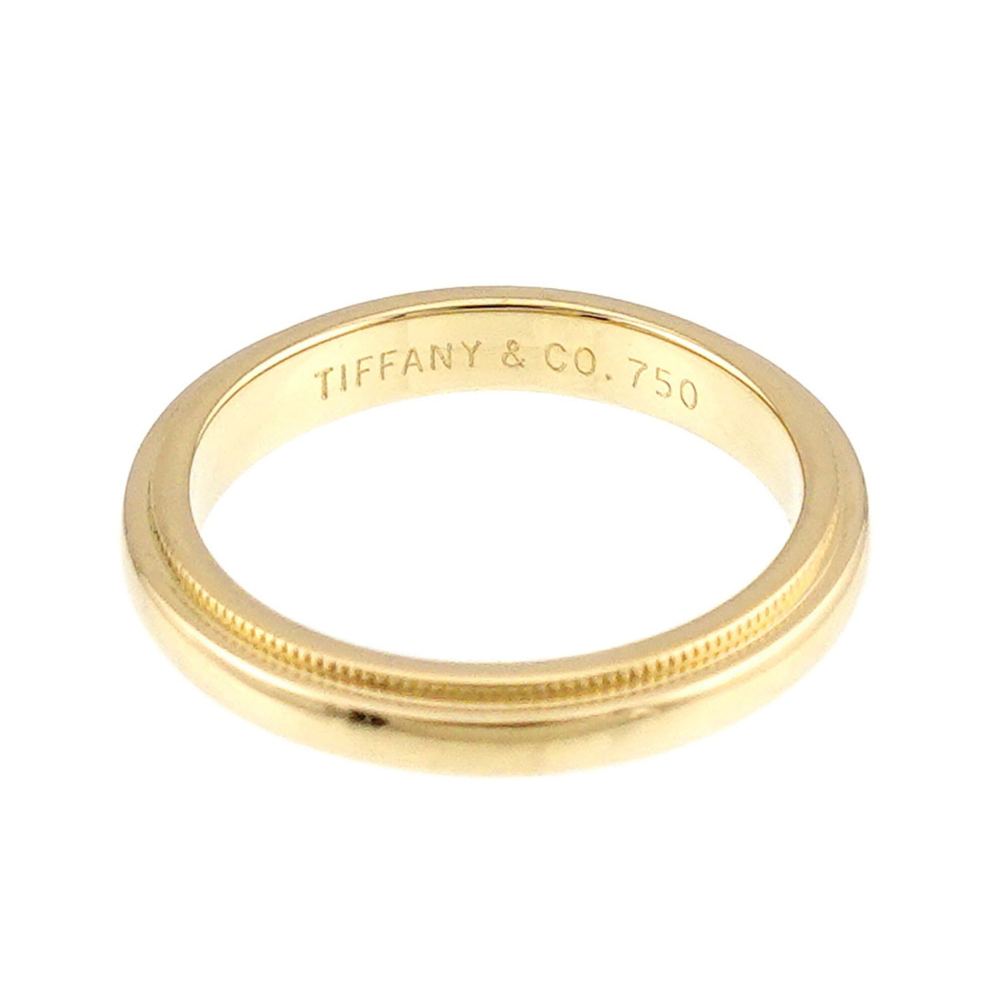 Tiffany & Co. Tiffany & Co. Milgrain Band Ring, 18K Yellow Gold (750), Together. Size ONE SIZE - 3 Thumbnail