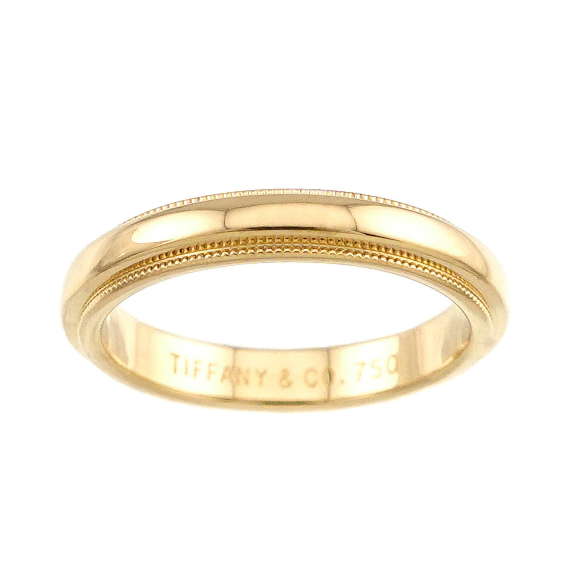 Tiffany & Co. Tiffany & Co. Milgrain Band Ring, 18K Yellow Gold (750), Together. Size ONE SIZE - 2 Thumbnail