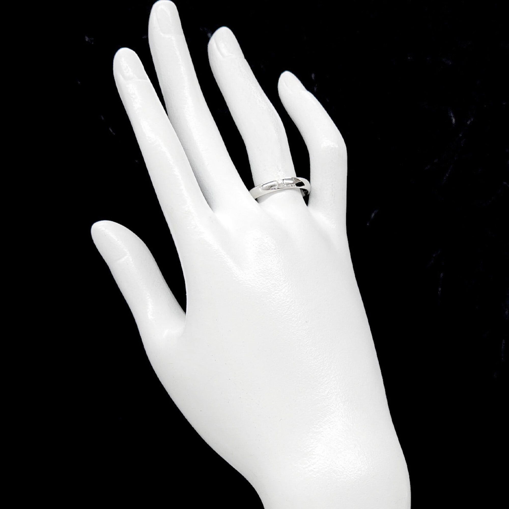 Celine Celine Triomphe 1 Ring, Platinum, Macadam Ring Size ONE SIZE - 6 Thumbnail