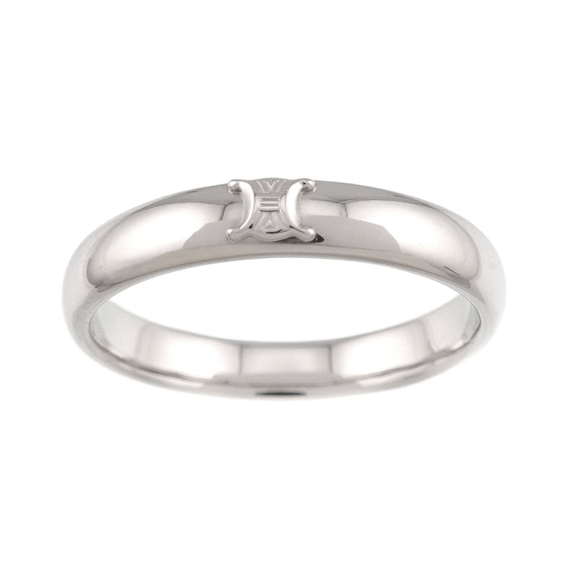 Celine Celine Triomphe 1 Ring, Platinum, Macadam Ring Size ONE SIZE - 2 Thumbnail