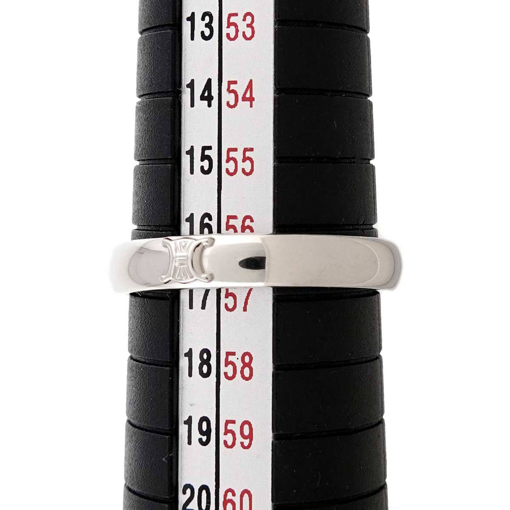 Celine Celine Triomphe 1 Ring, Platinum, Macadam Ring Size ONE SIZE - 5 Thumbnail