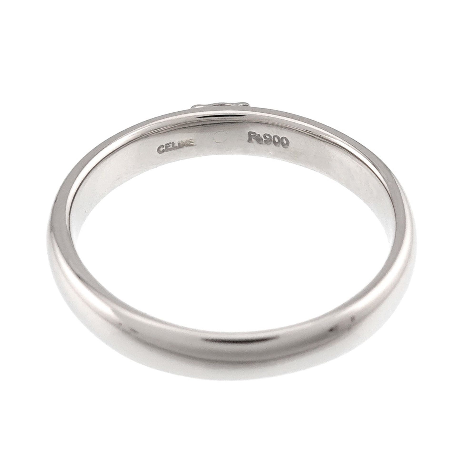 Celine Celine Triomphe 1 Ring, Platinum, Macadam Ring Size ONE SIZE - 3 Thumbnail