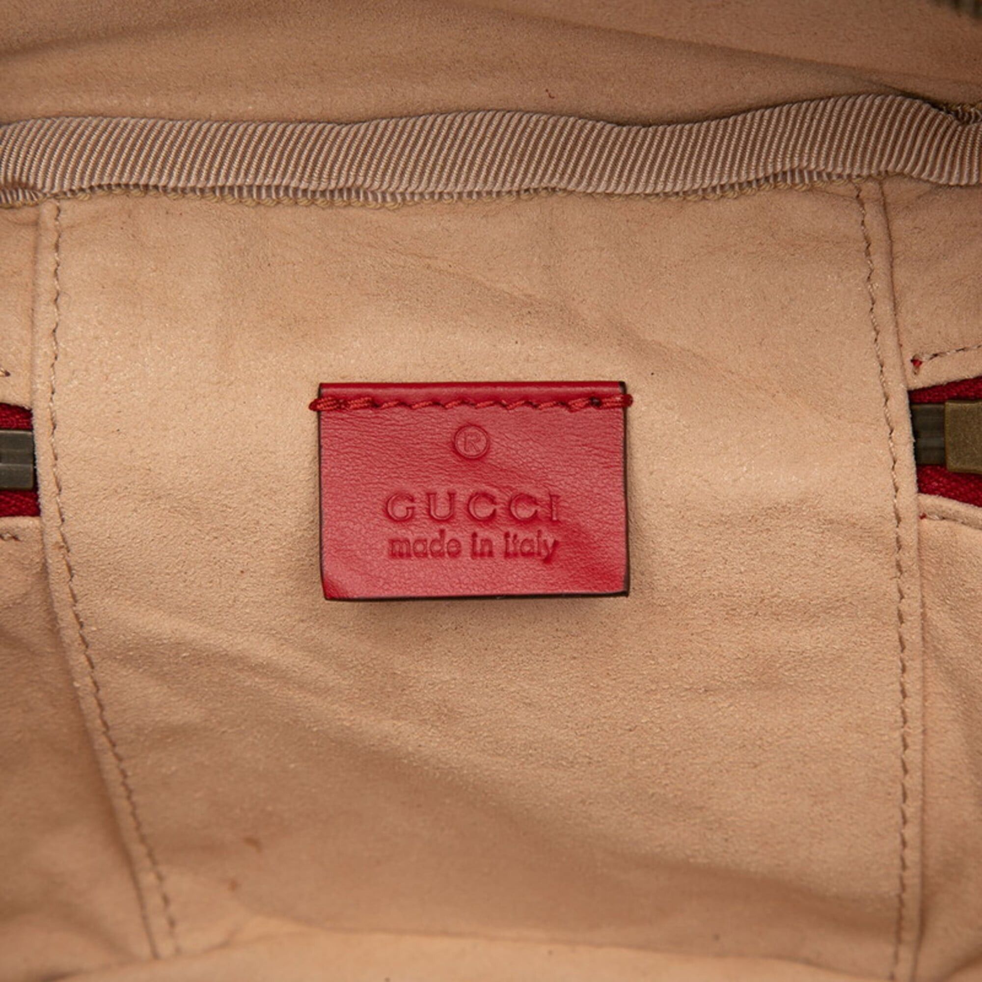 Gucci Gucci GG Marmont Quilted Backpack Vanity 2-Way 598594 Red Leather Women's GUCCI Size ONE SIZE - 5 Thumbnail