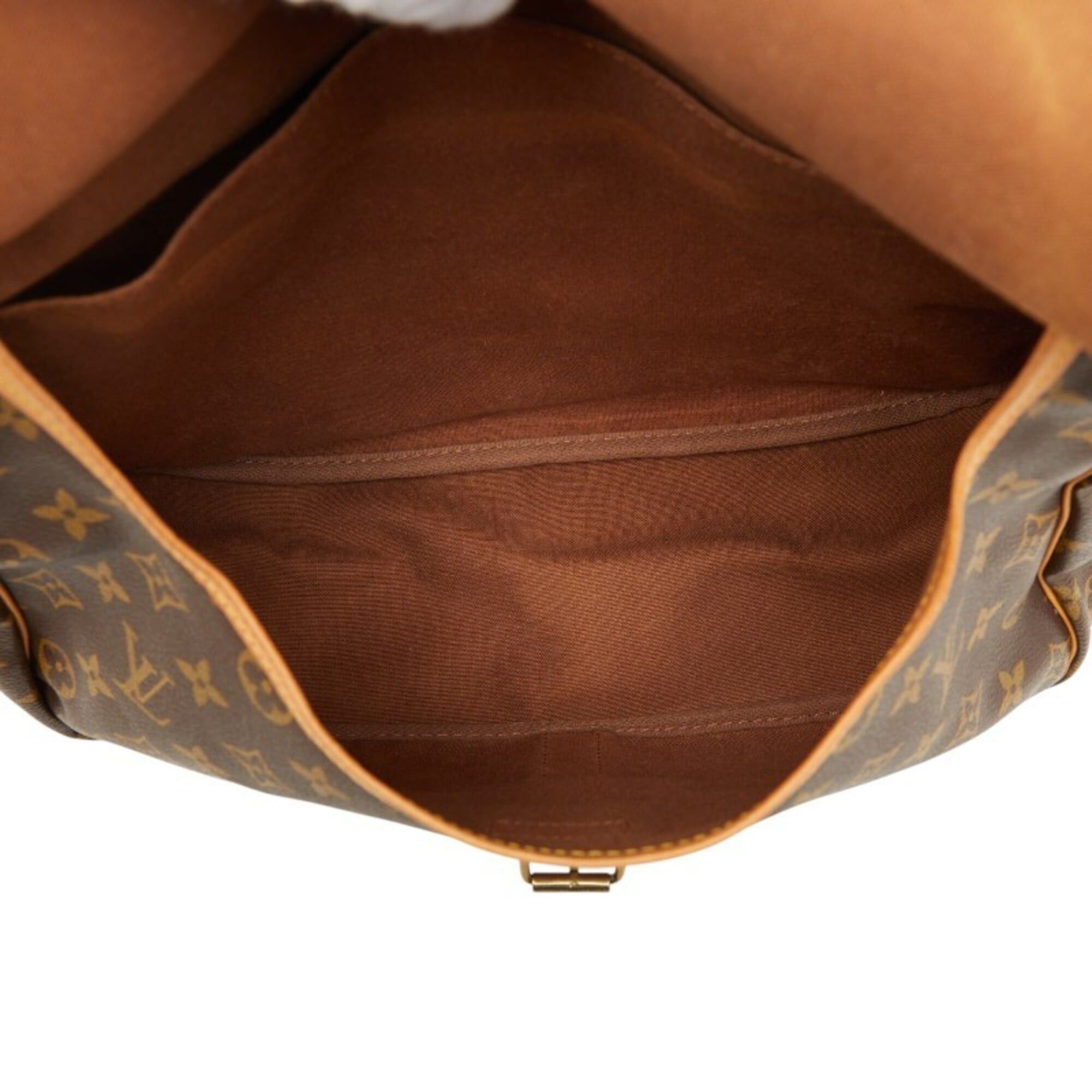 Louis Vuitton Louis Vuitton Monogram Saumur 35 Crossbody Shoulder Bag M42254 Brown Leather Women's LOUIS VUITTON Size ONE SIZE - 12 Thumbnail