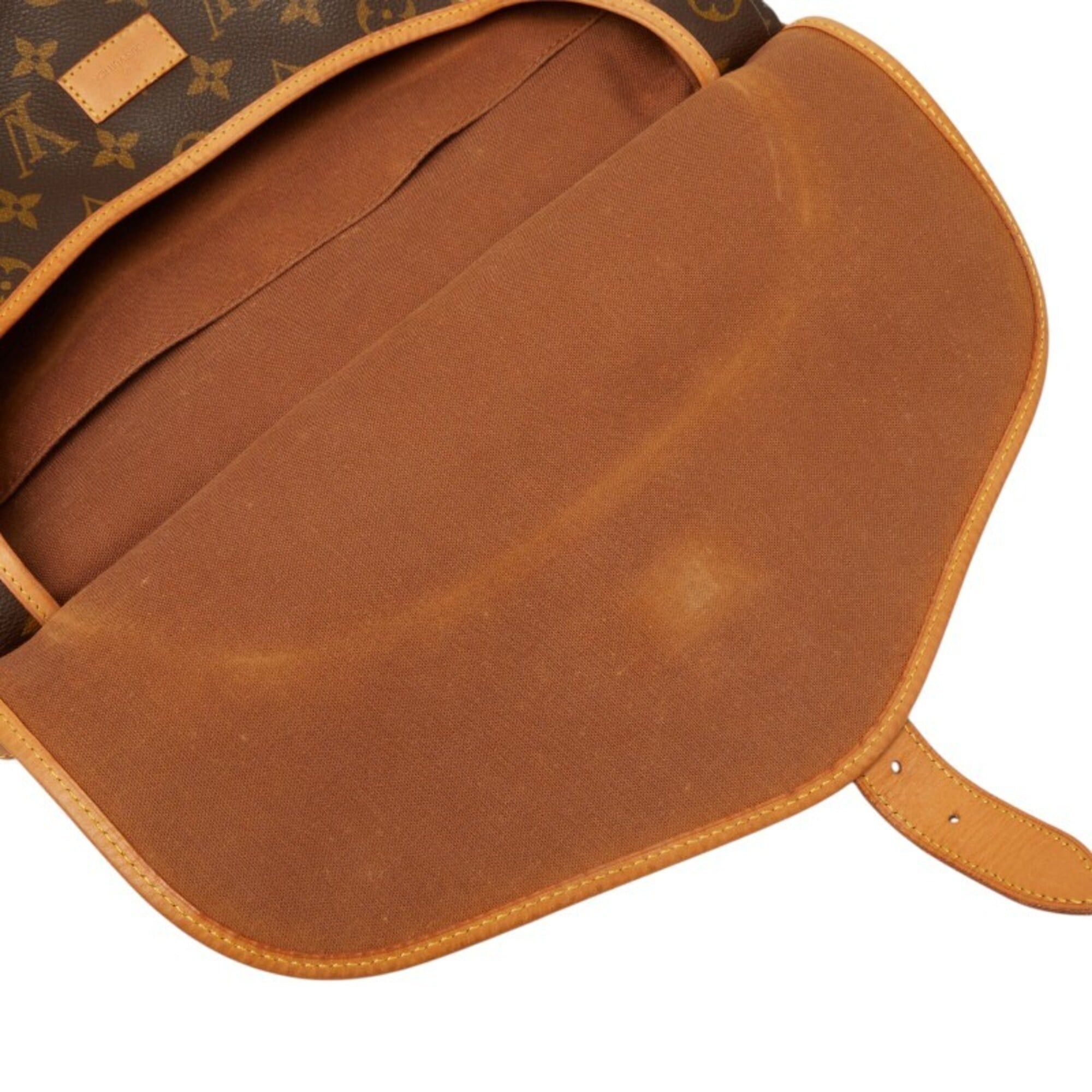 Louis Vuitton Louis Vuitton Monogram Saumur 35 Crossbody Shoulder Bag M42254 Brown Leather Women's LOUIS VUITTON Size ONE SIZE - 9 Thumbnail