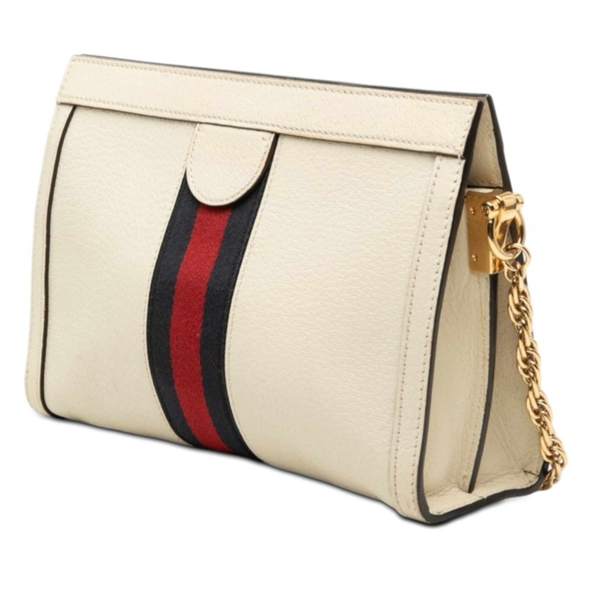 Gucci Gucci Ophidia GG Marmont Chain Shoulder Bag 503877 Beige Multicolor Leather Women's GUCCI Size ONE SIZE - 2 Thumbnail