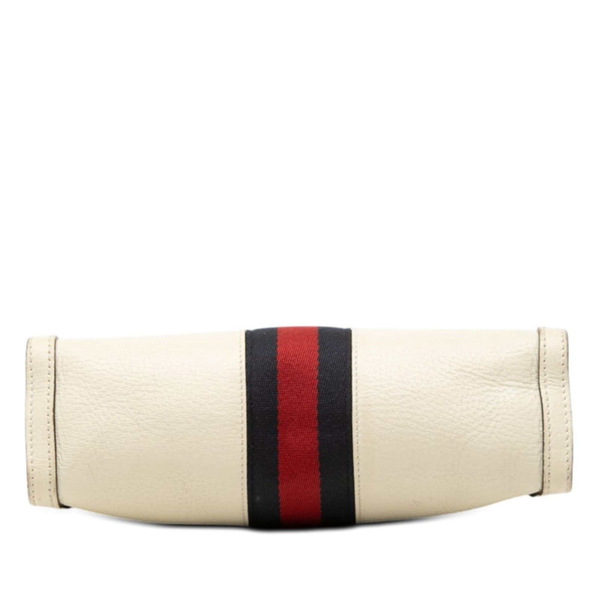 Gucci Gucci Ophidia GG Marmont Chain Shoulder Bag 503877 Beige Multicolor Leather Women's GUCCI Size ONE SIZE - 3 Thumbnail