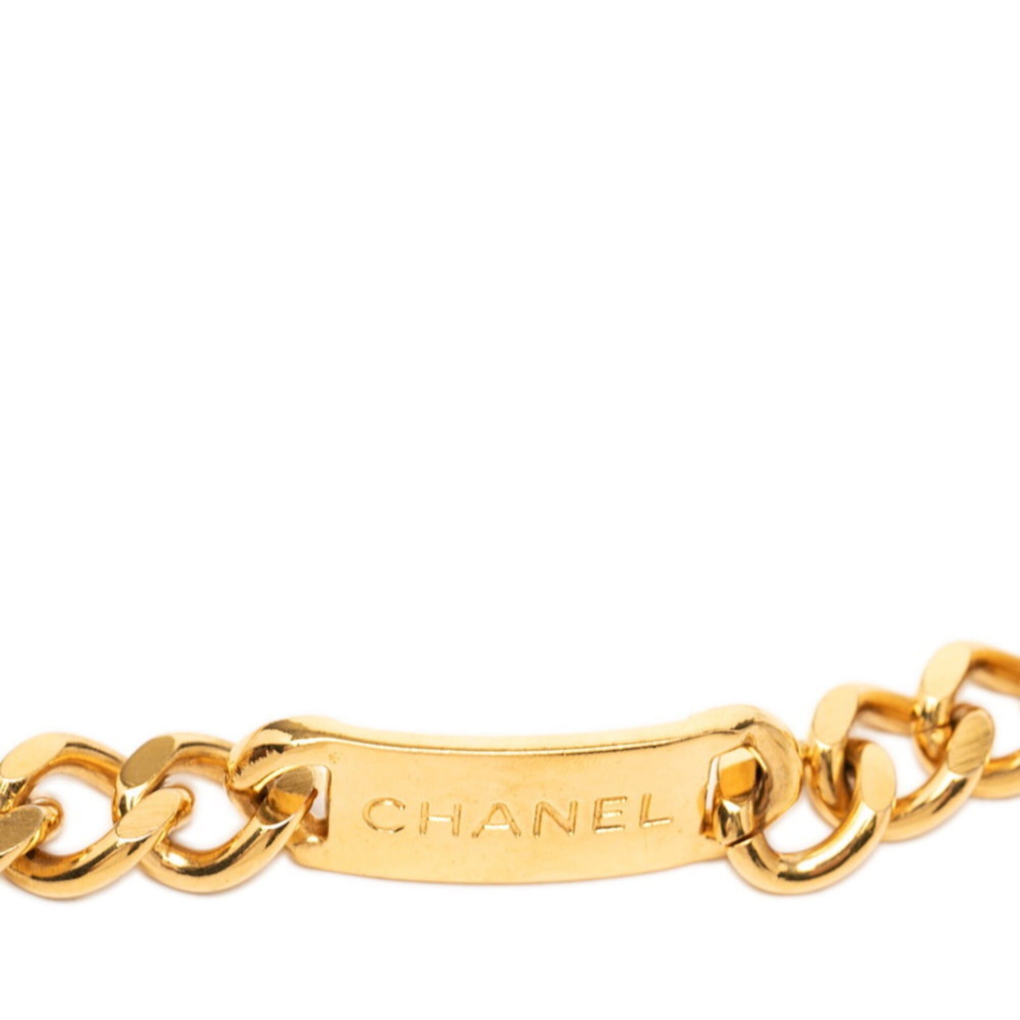 Chanel Chanel Coco Mark 31 RUE CAMBON Le Cambon Logo Plate Chain Belt Gold Plated Women's CHANEL Size ONE SIZE - 4 Thumbnail