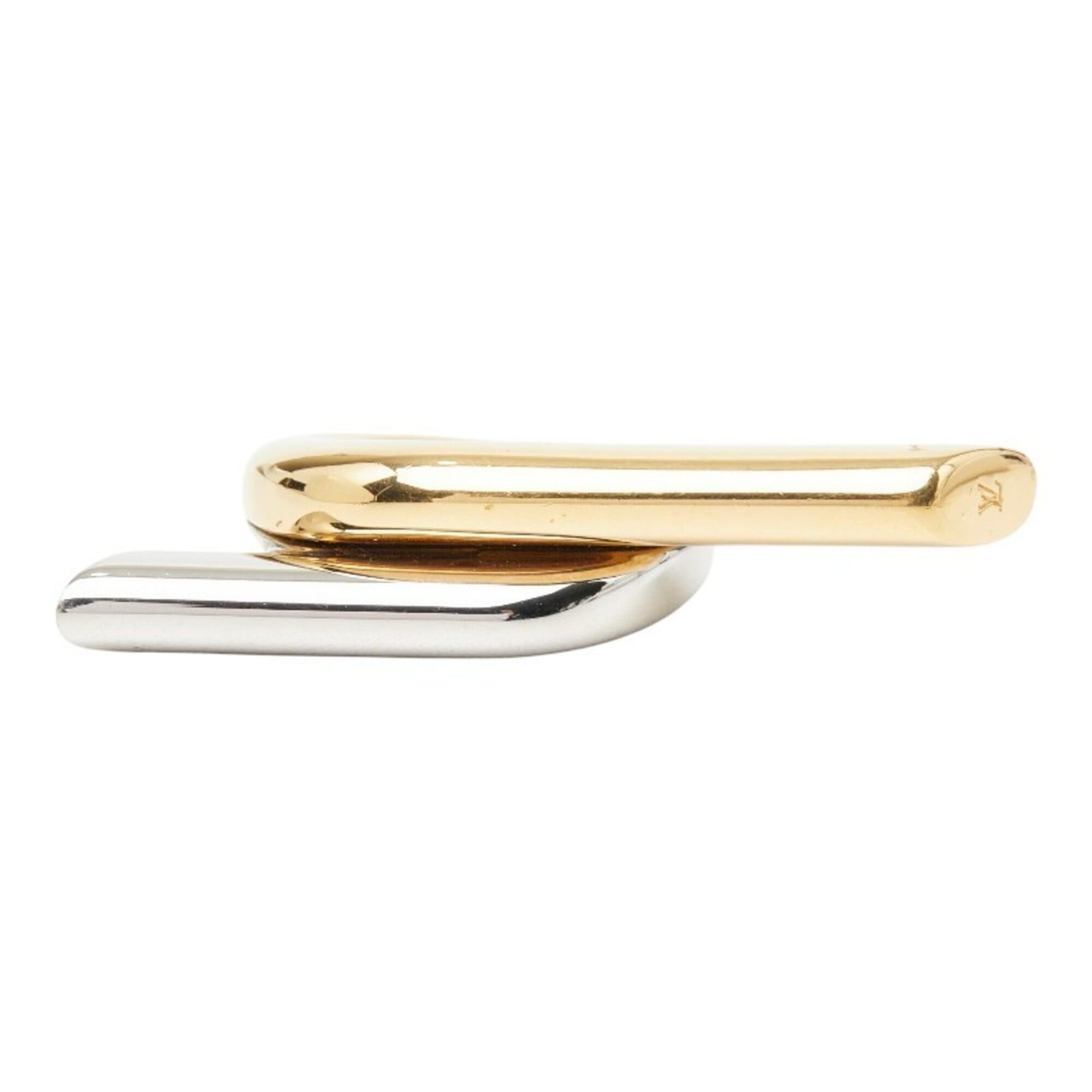 Louis Vuitton Louis Vuitton Ring, Size #M, MP1517, Gold and Silver Plated Metal, Women's, LOUIS VUITTON Size ONE SIZE - 4 Thumbnail