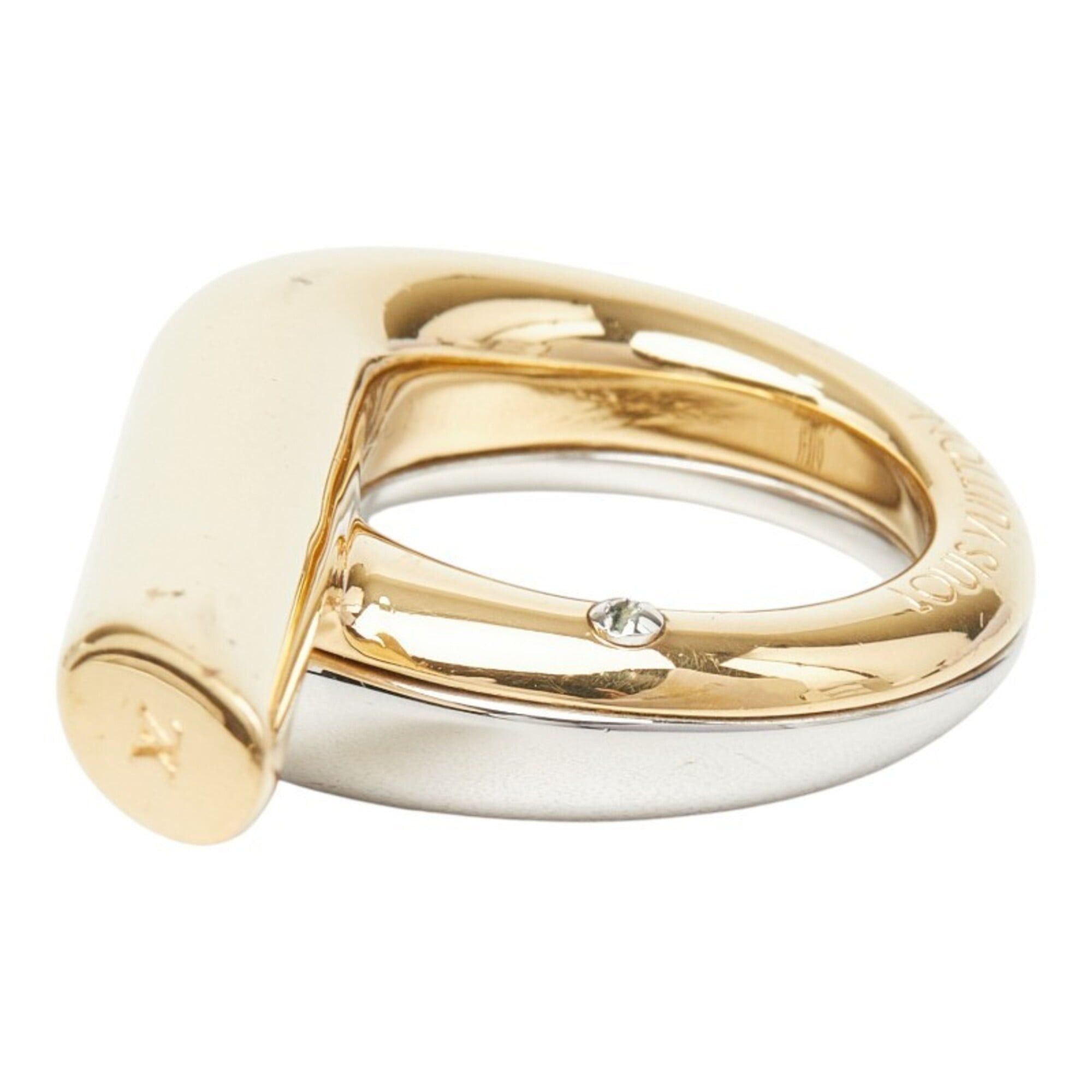 Louis Vuitton Louis Vuitton Ring, Size #M, MP1517, Gold and Silver Plated Metal, Women's, LOUIS VUITTON Size ONE SIZE - 3 Thumbnail
