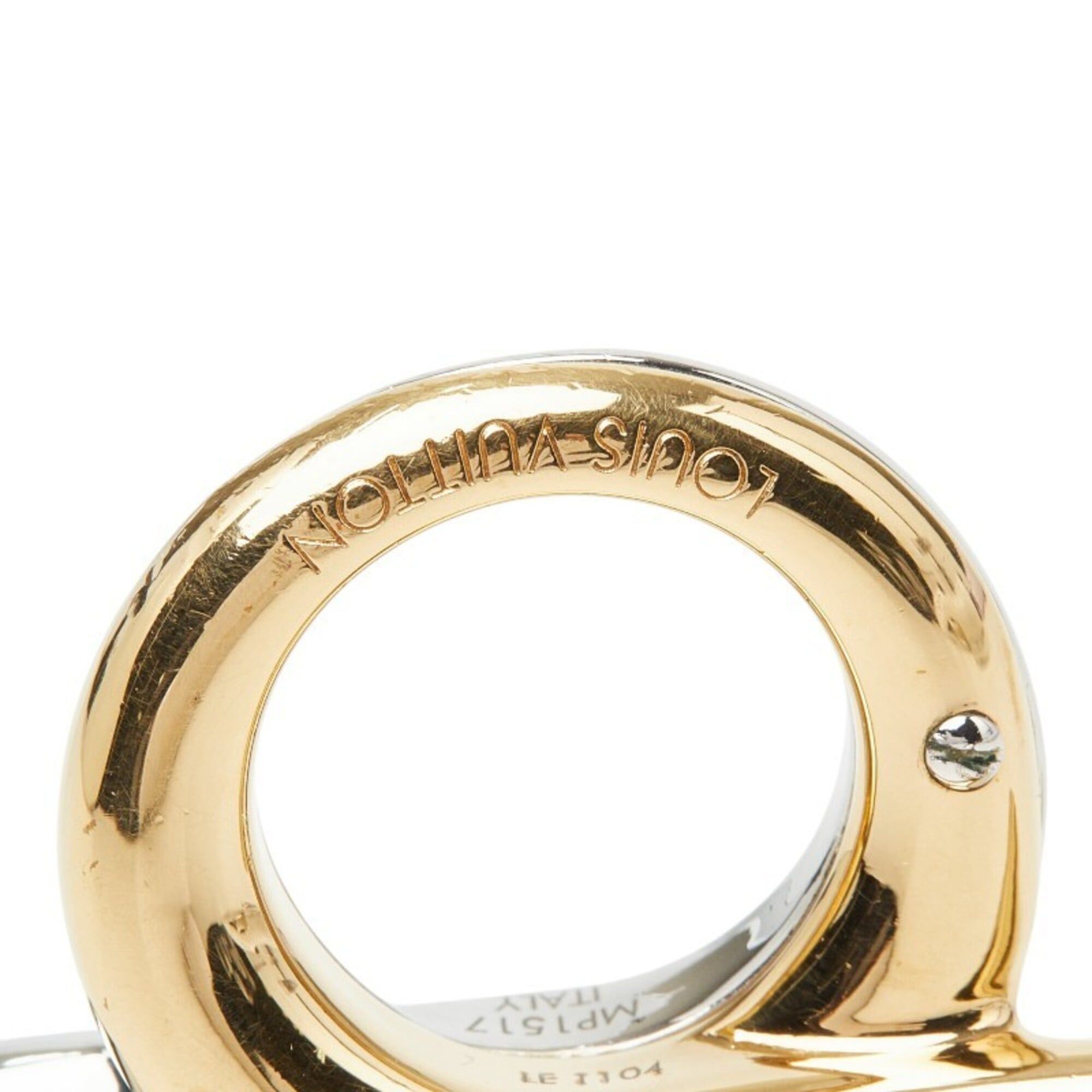 Louis Vuitton Louis Vuitton Ring, Size #M, MP1517, Gold and Silver Plated Metal, Women's, LOUIS VUITTON Size ONE SIZE - 8 Thumbnail