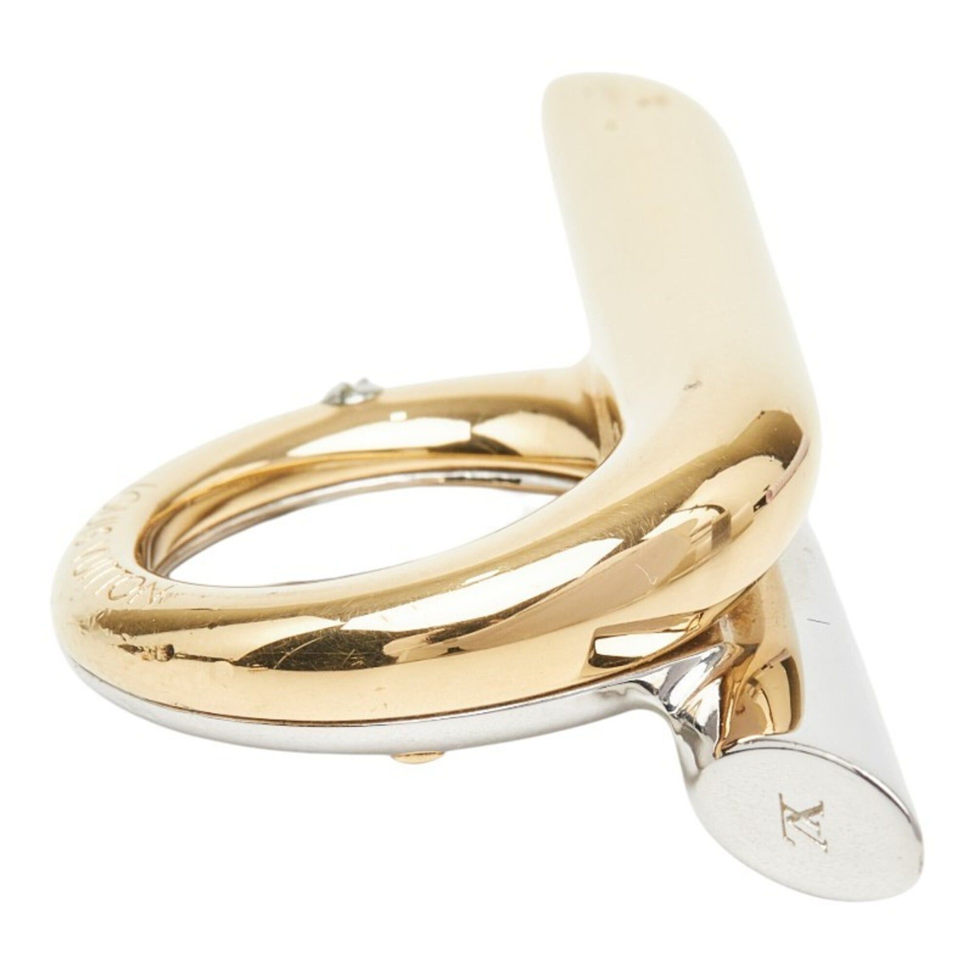 Louis Vuitton Louis Vuitton Ring, Size #M, MP1517, Gold and Silver Plated Metal, Women's, LOUIS VUITTON Size ONE SIZE - 2 Thumbnail