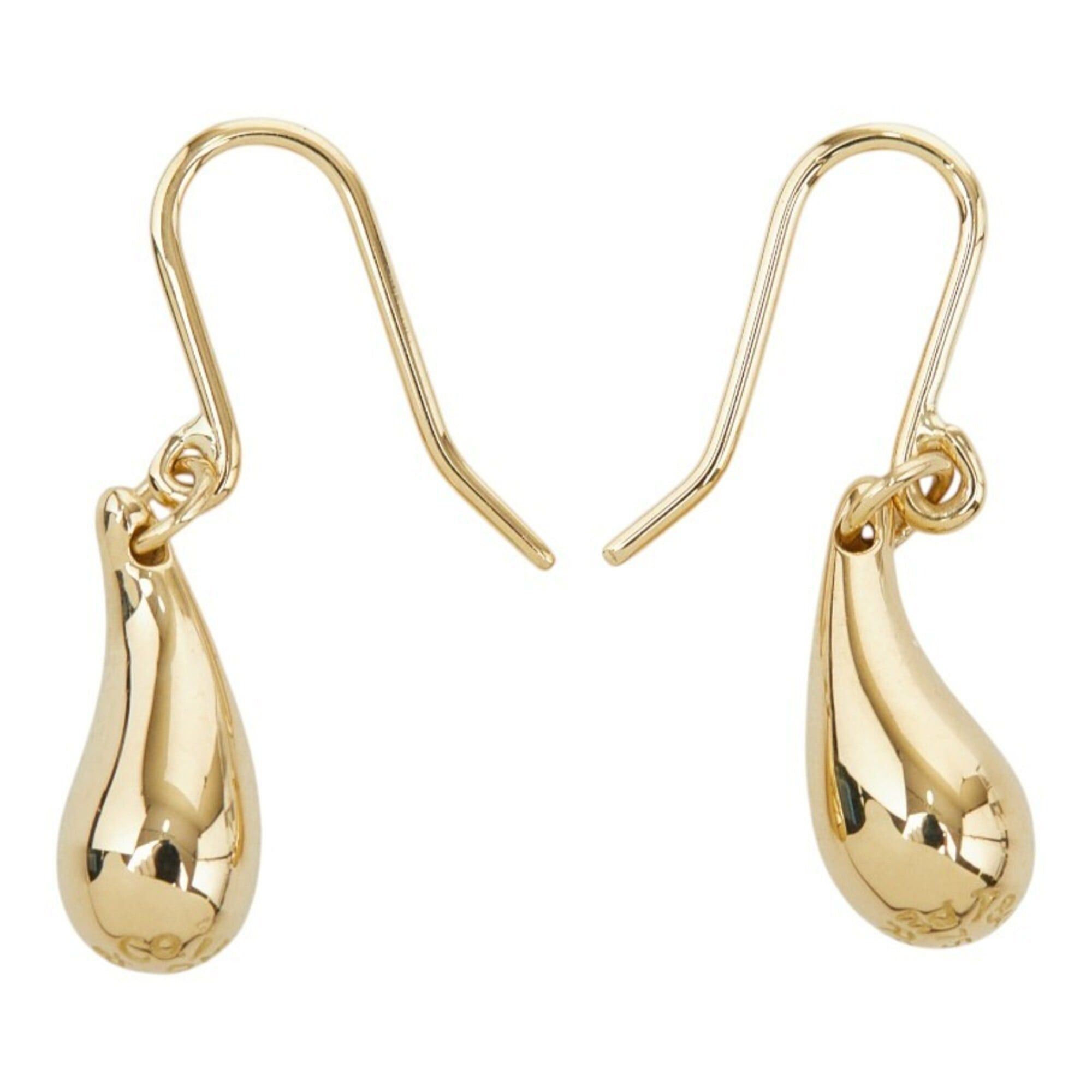 Tiffany & Co. Tiffany & Co. Elsa Peretti Teardrop Hook Earrings, 18K Yellow Gold (750), Women's. Size ONE SIZE - 2 Thumbnail