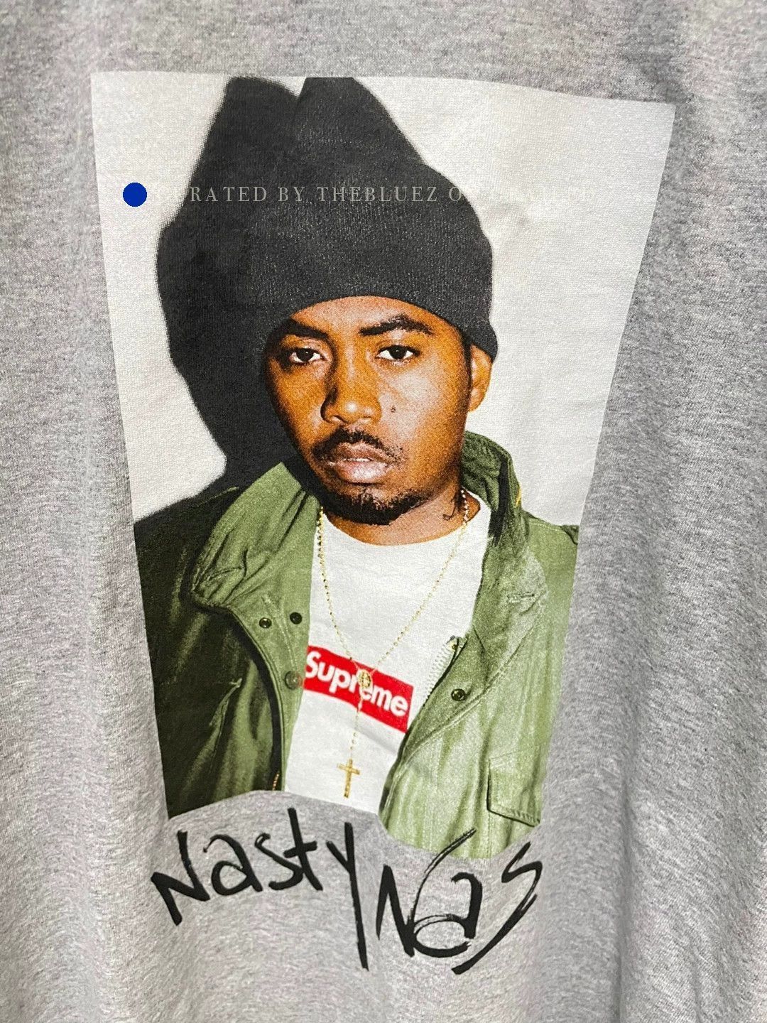 Supreme Nasty Nas Graphic Short Sleeve Tee Size US M / EU 48-50 / 2 - 2 Thumbnail