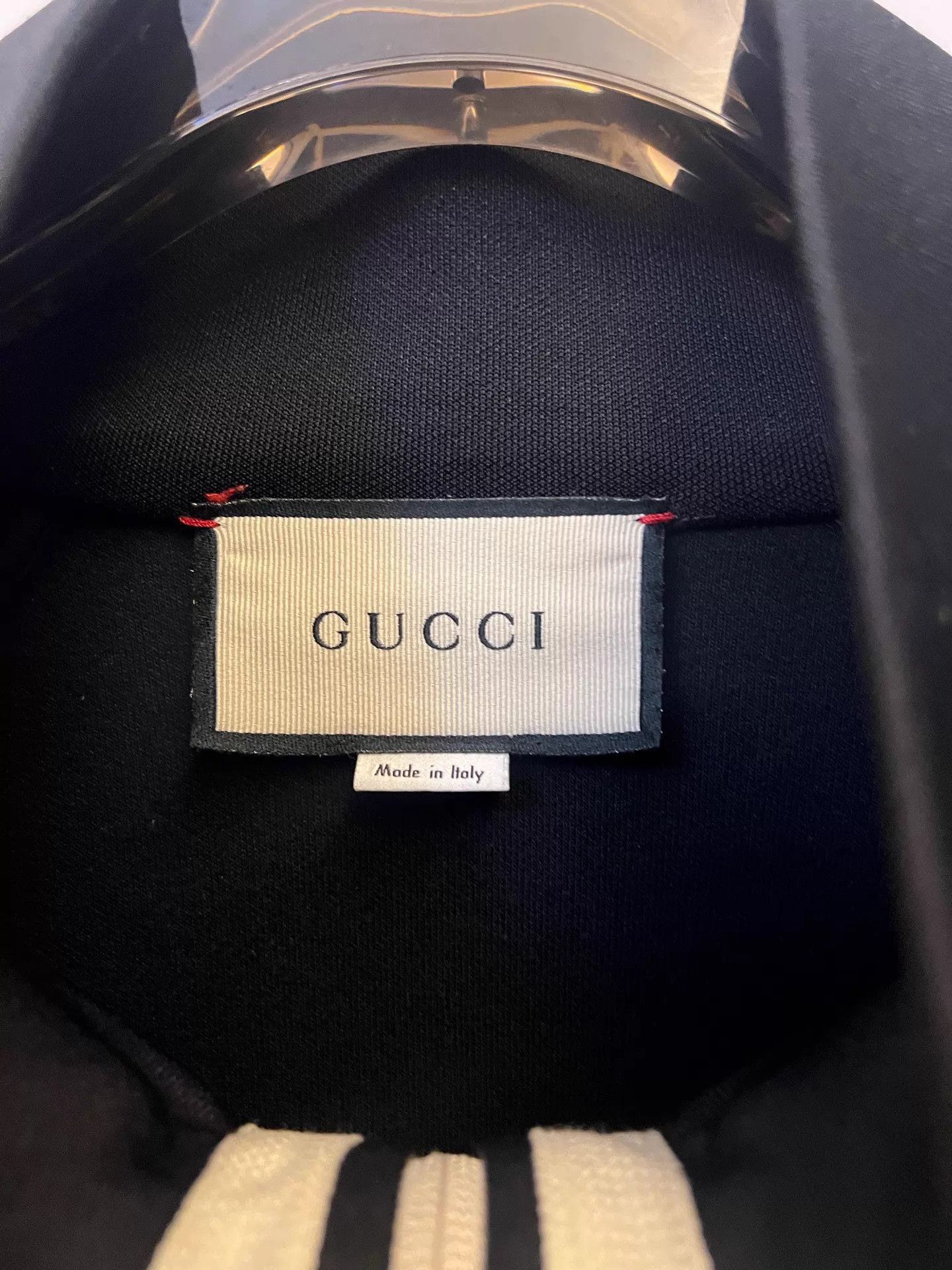 Gucci Black Logo Stripe Jacket in XL Size US XL / EU 56 / 4 - 2 Thumbnail