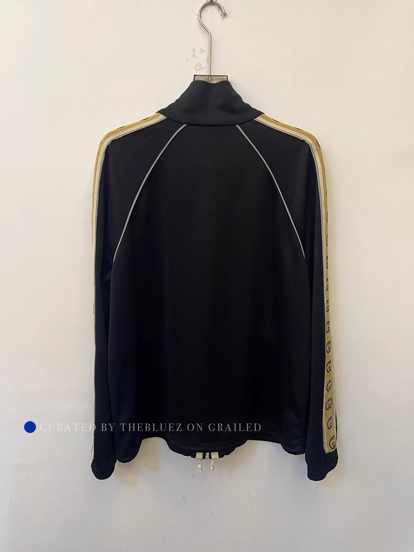 Gucci Black Logo Stripe Jacket in XL Size US XL / EU 56 / 4 - 3 Thumbnail