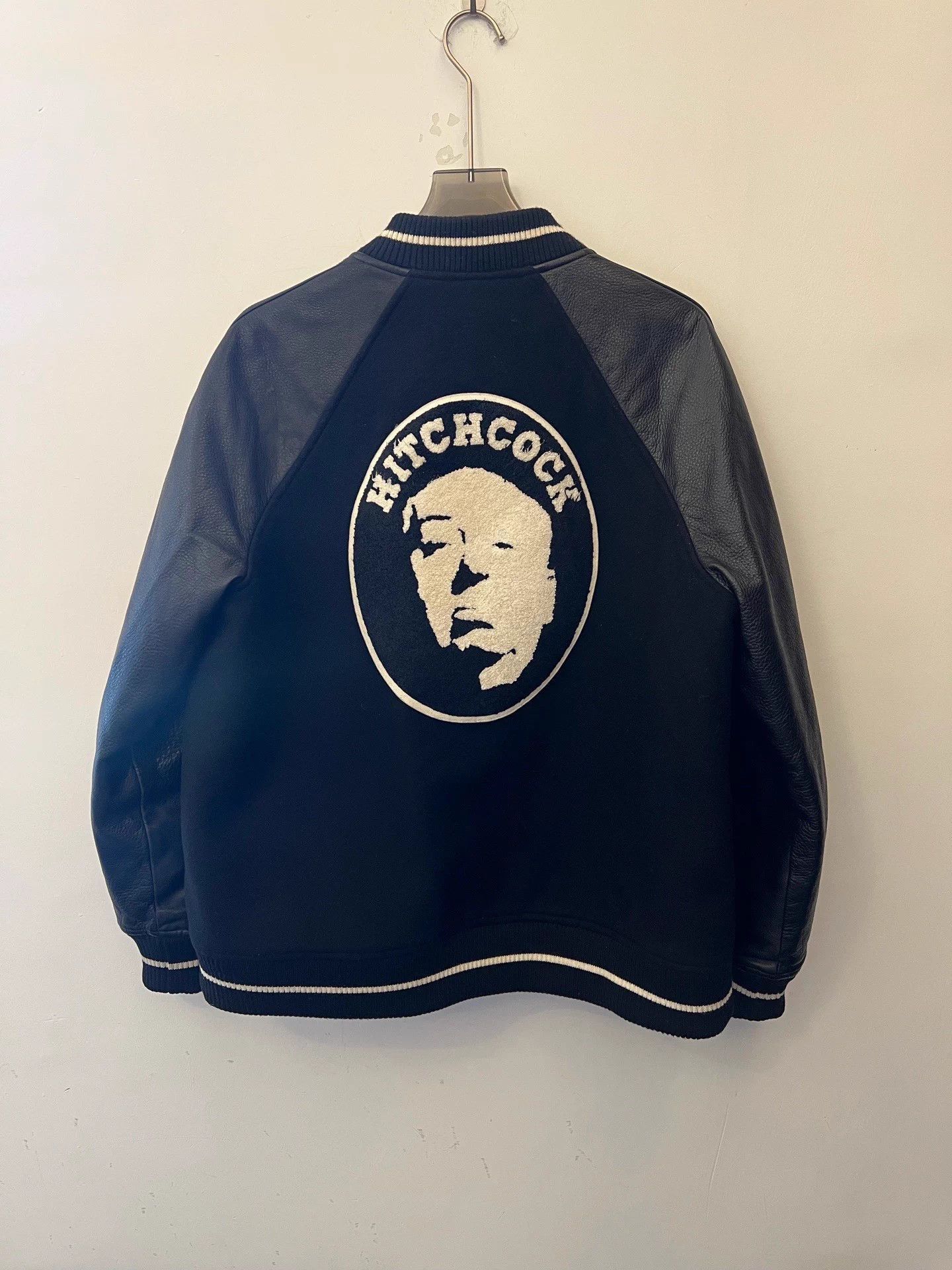 Undercover Wool Baseball Jacket with Leather Sleeves Size US L / EU 52-54 / 3 - 2 Thumbnail