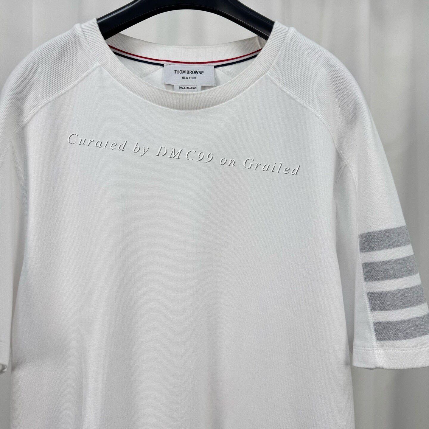 Thom Browne Thom Browne Four-Bar Stripe Short Sleeve Size US L / EU 52-54 / 3 - 3 Thumbnail