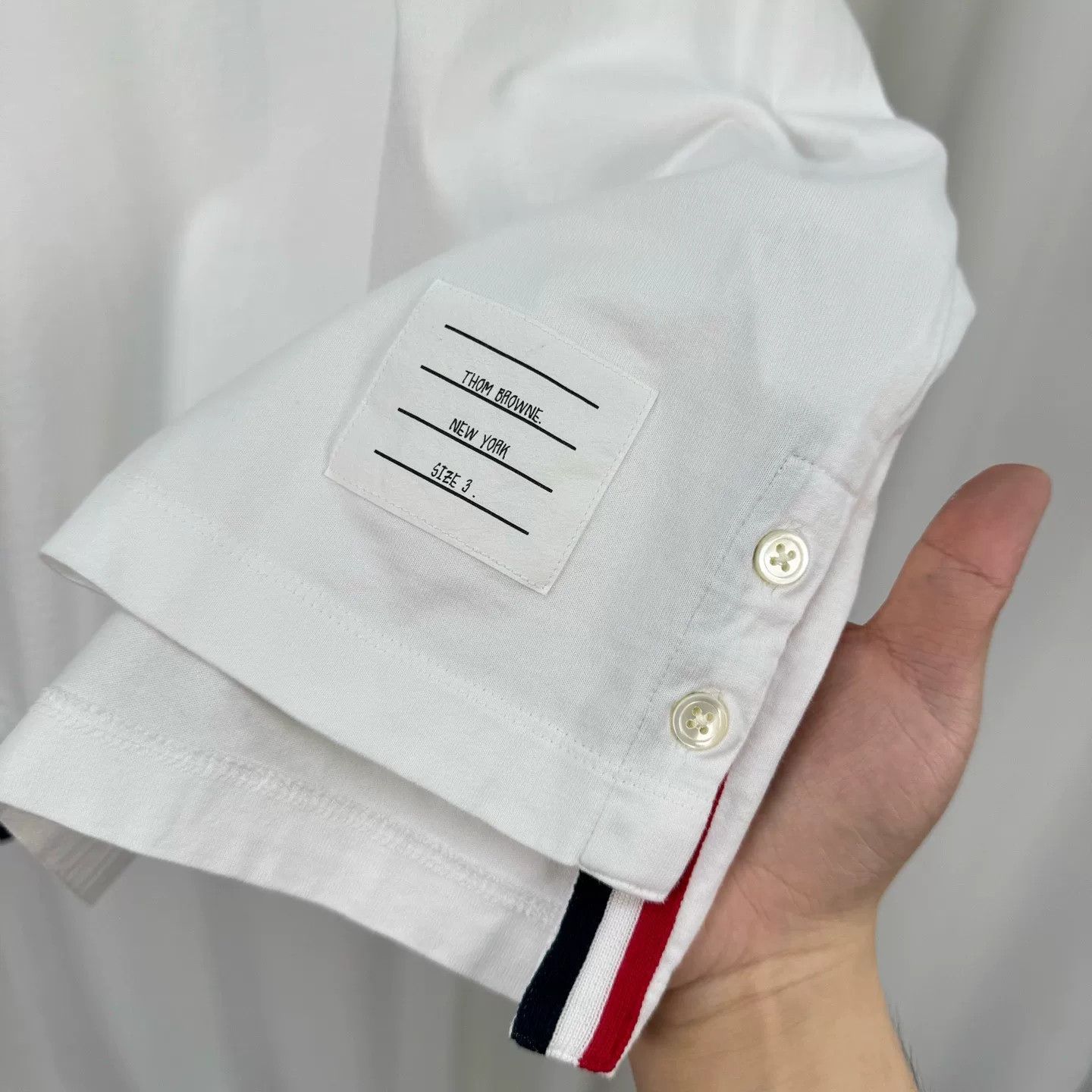 Thom Browne Thom Browne Striped Short Sleeve Size US L / EU 52-54 / 3 - 5 Thumbnail