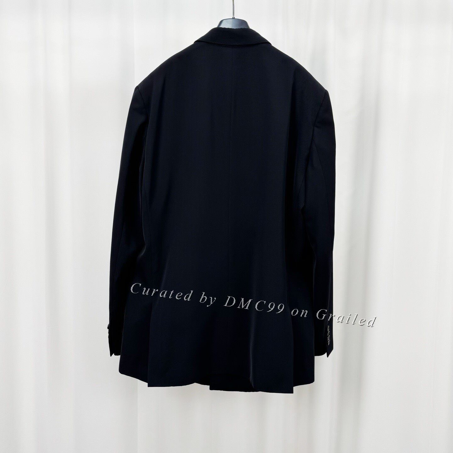 Balenciaga Balenciaga Rubber Label Letter Sleeve Blazer Size US S / EU 44-46 / 1 - 2 Thumbnail