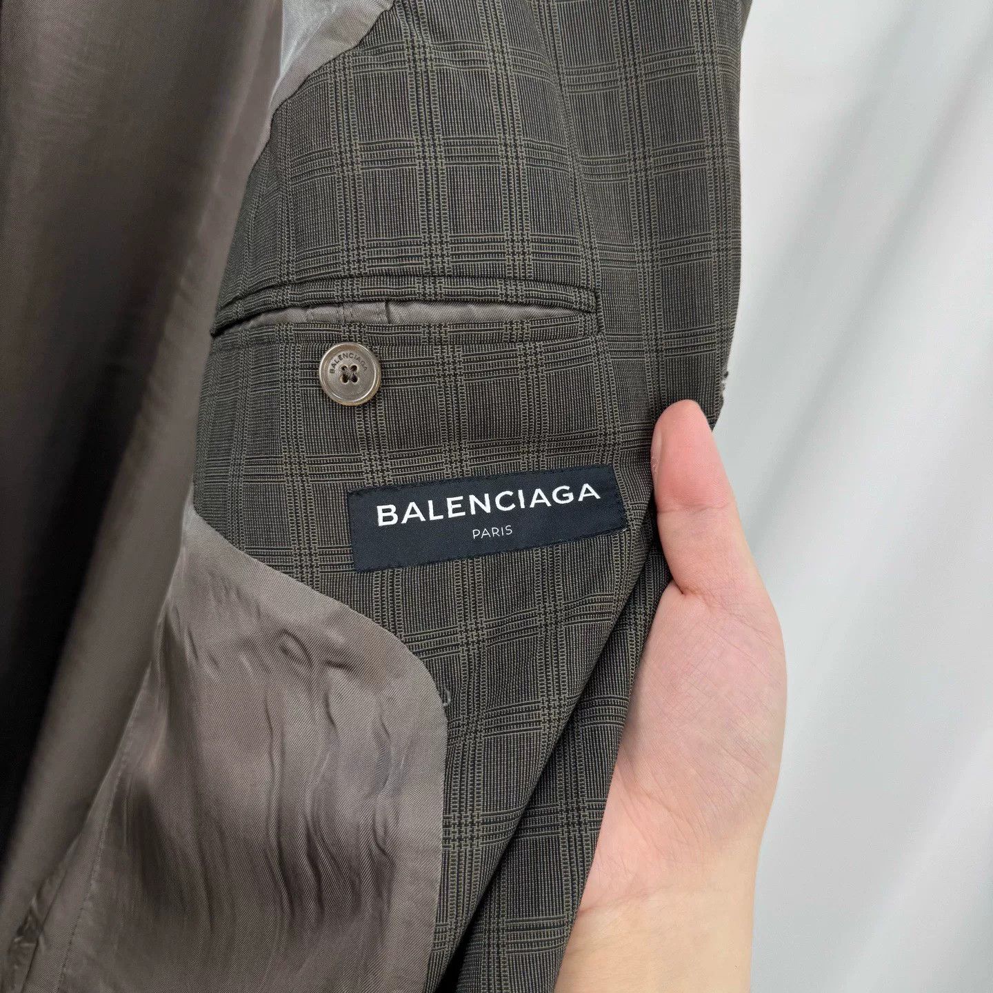 Balenciaga Balenciaga Logo Patch Sleeve Blazer Size US XS / EU 42 / 0 - 5 Thumbnail