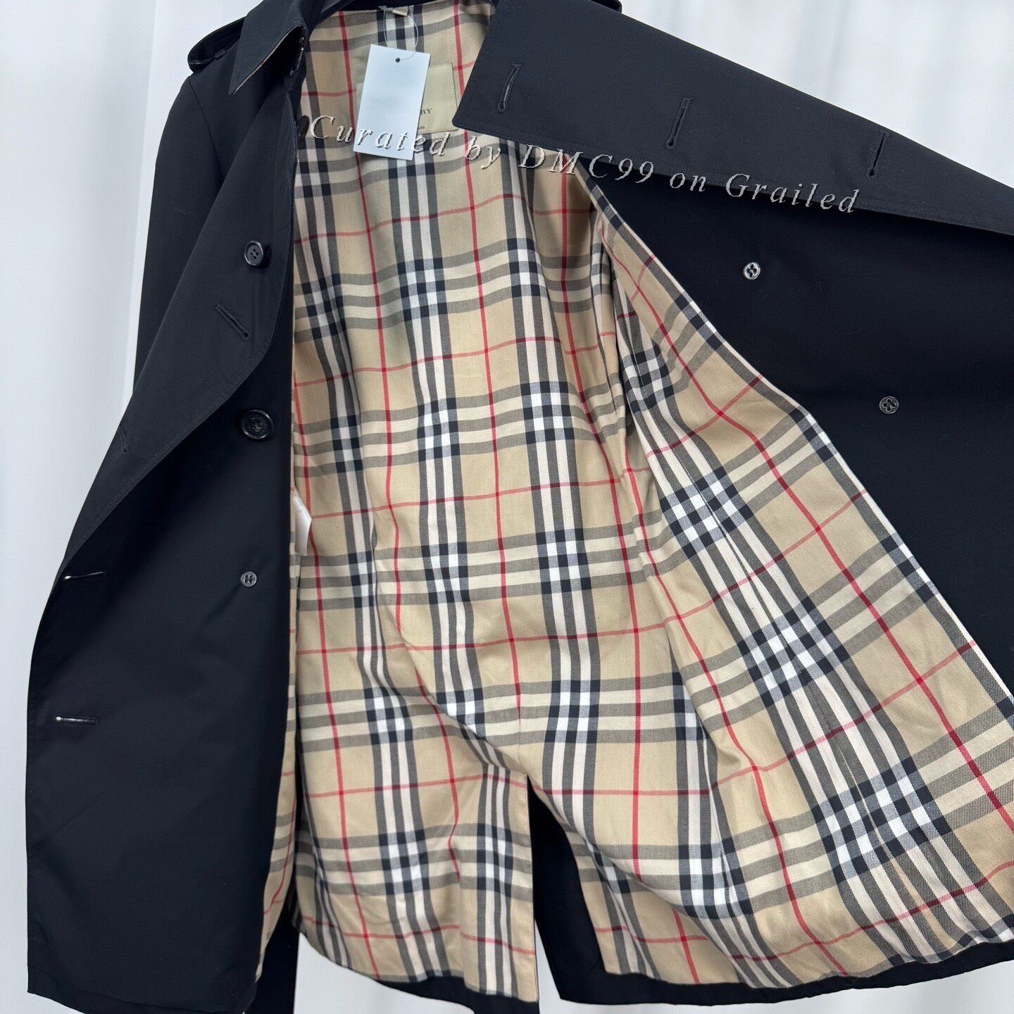Burberry Burberry Check Lining Double-Breasted Trench Coat Size XXS / US 00 / IT 34 - 5 Thumbnail